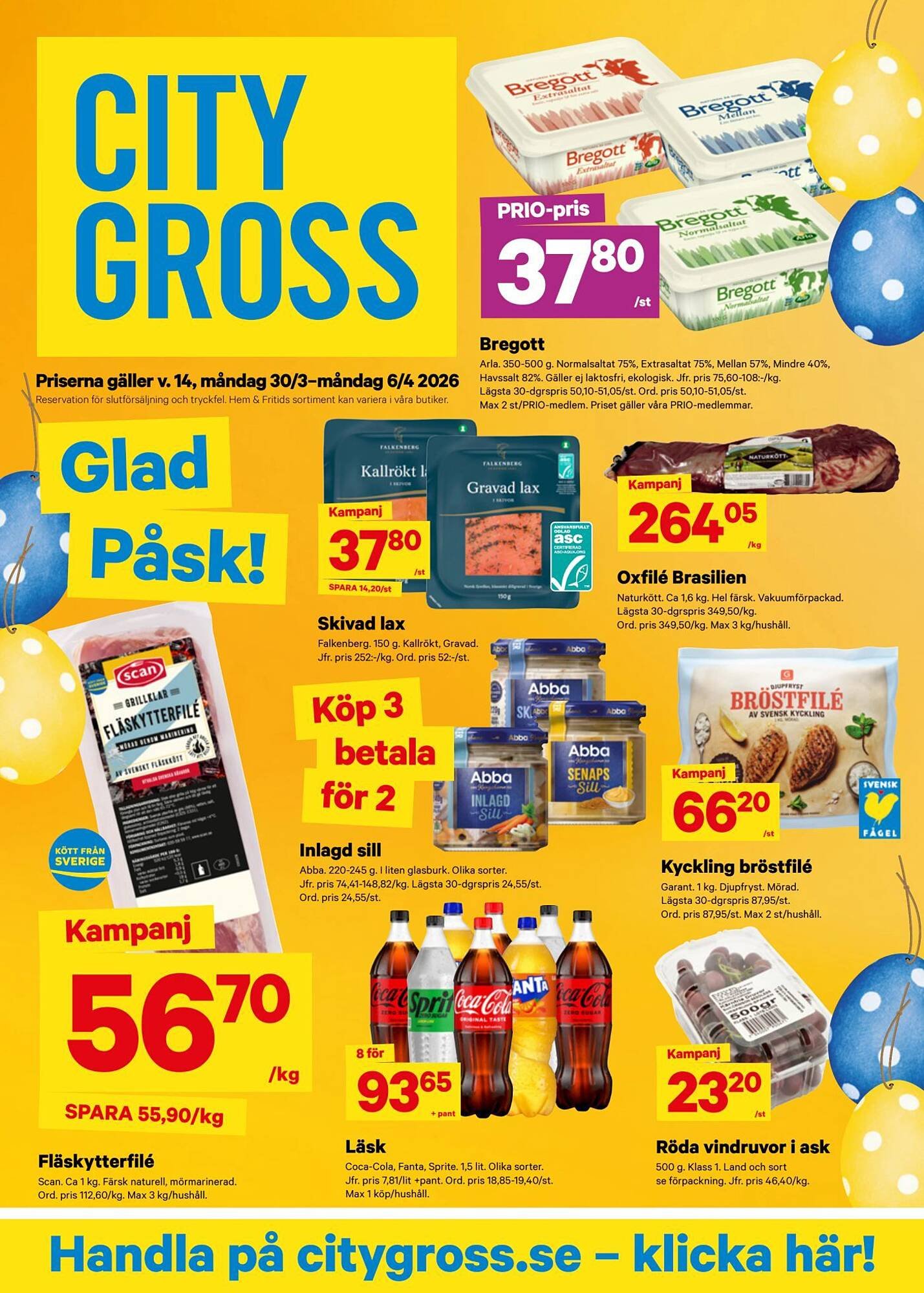 City Gross reklamblad