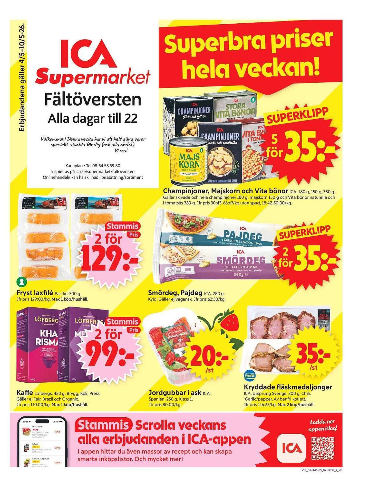 ICA Supermarket reklamblad