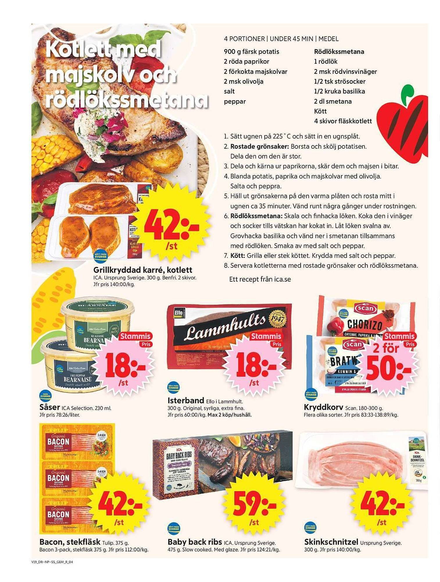ICA Supermarket reklamblad