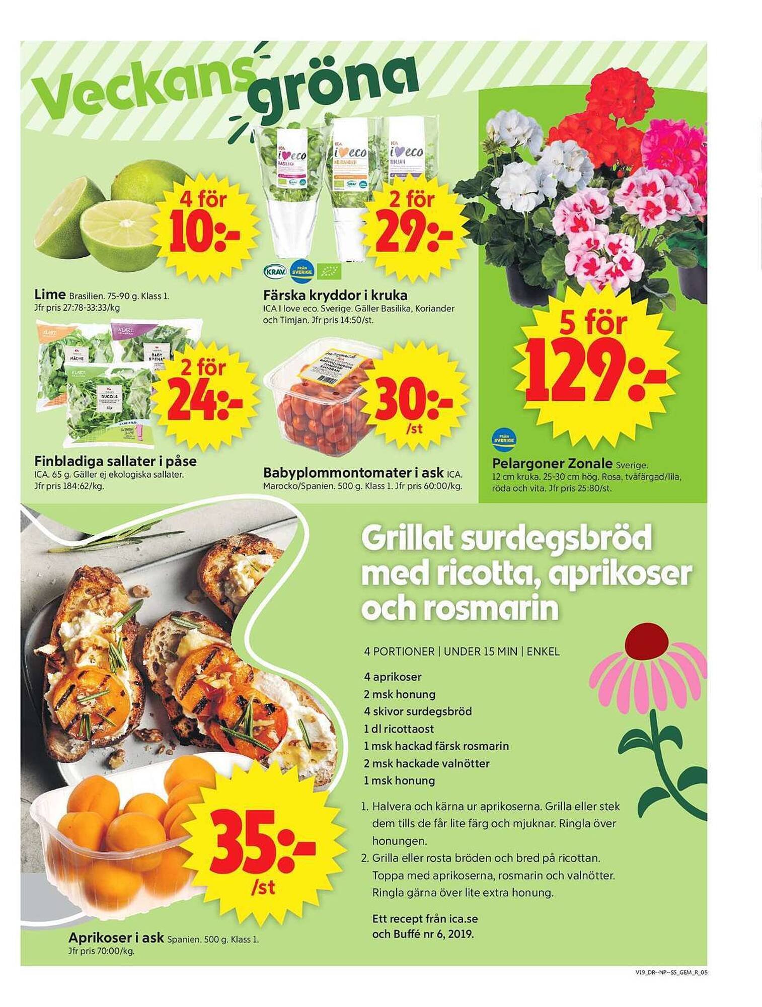 ICA Supermarket reklamblad