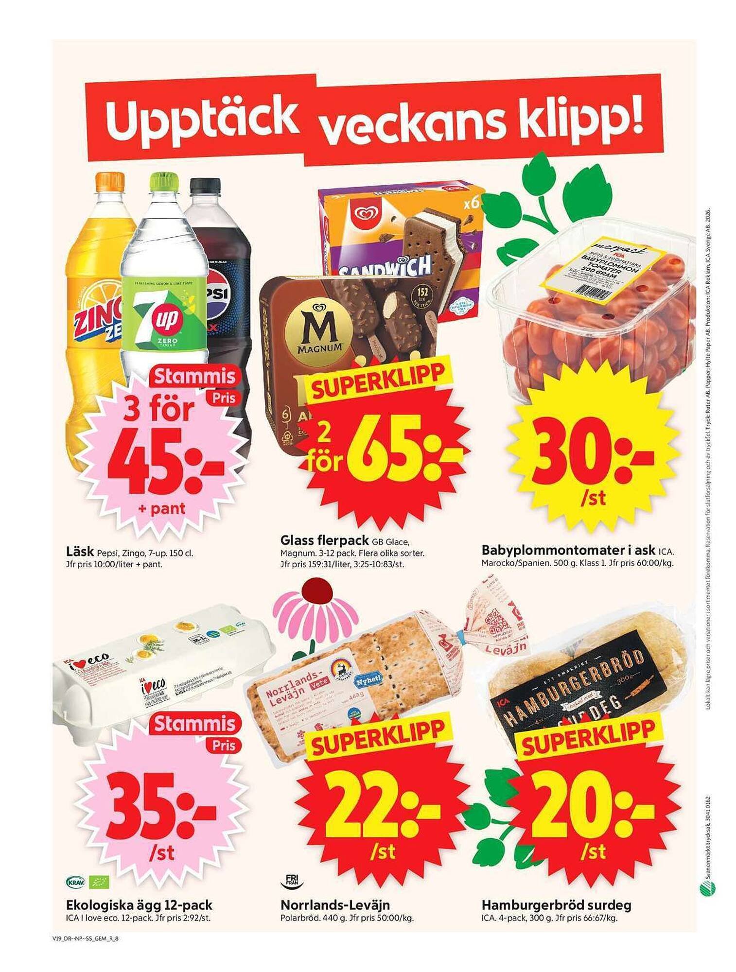 ICA Supermarket reklamblad