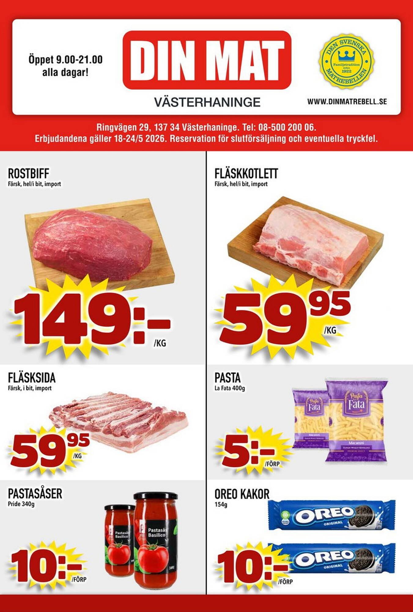 Din Mat reklamblad