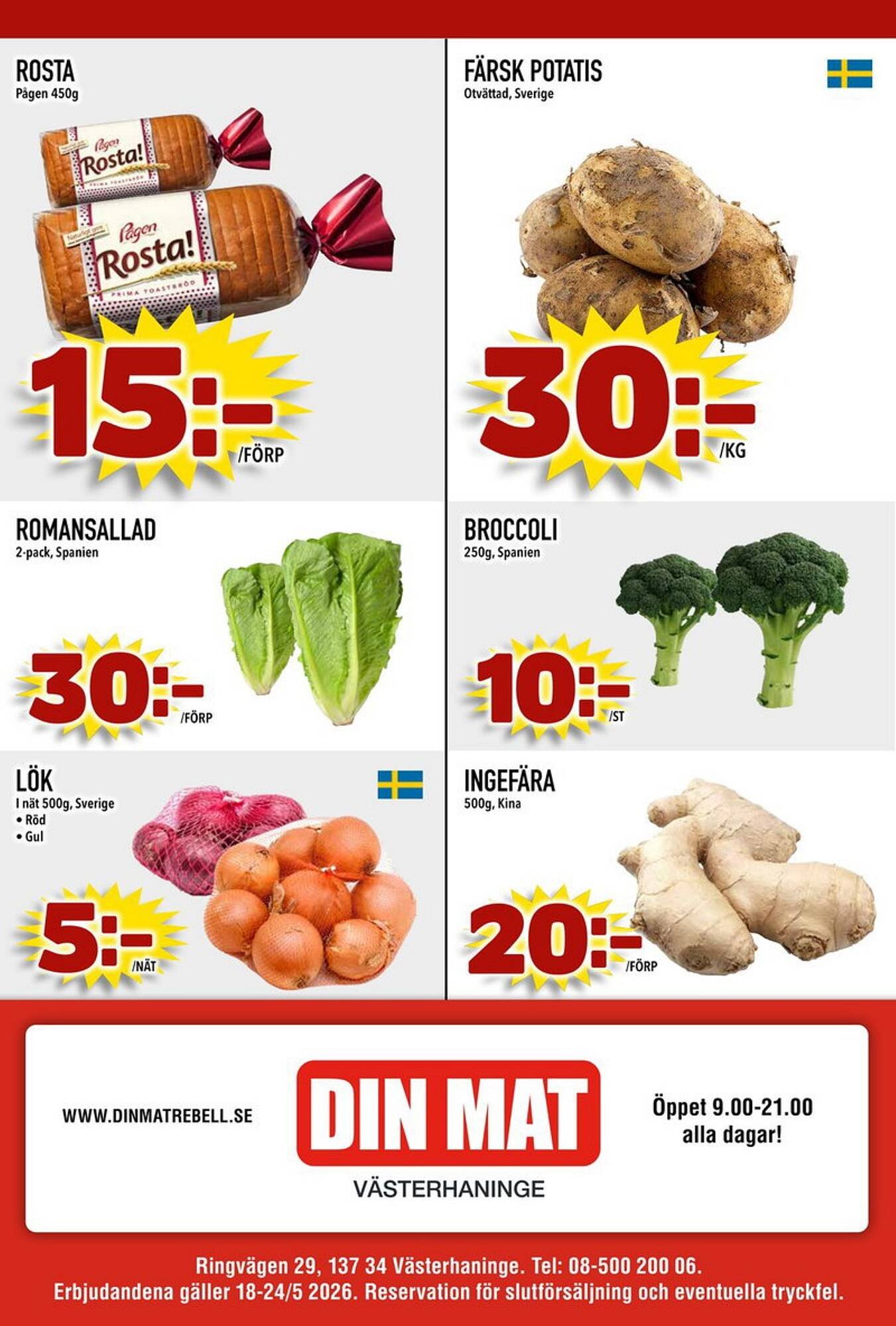 Din Mat reklamblad