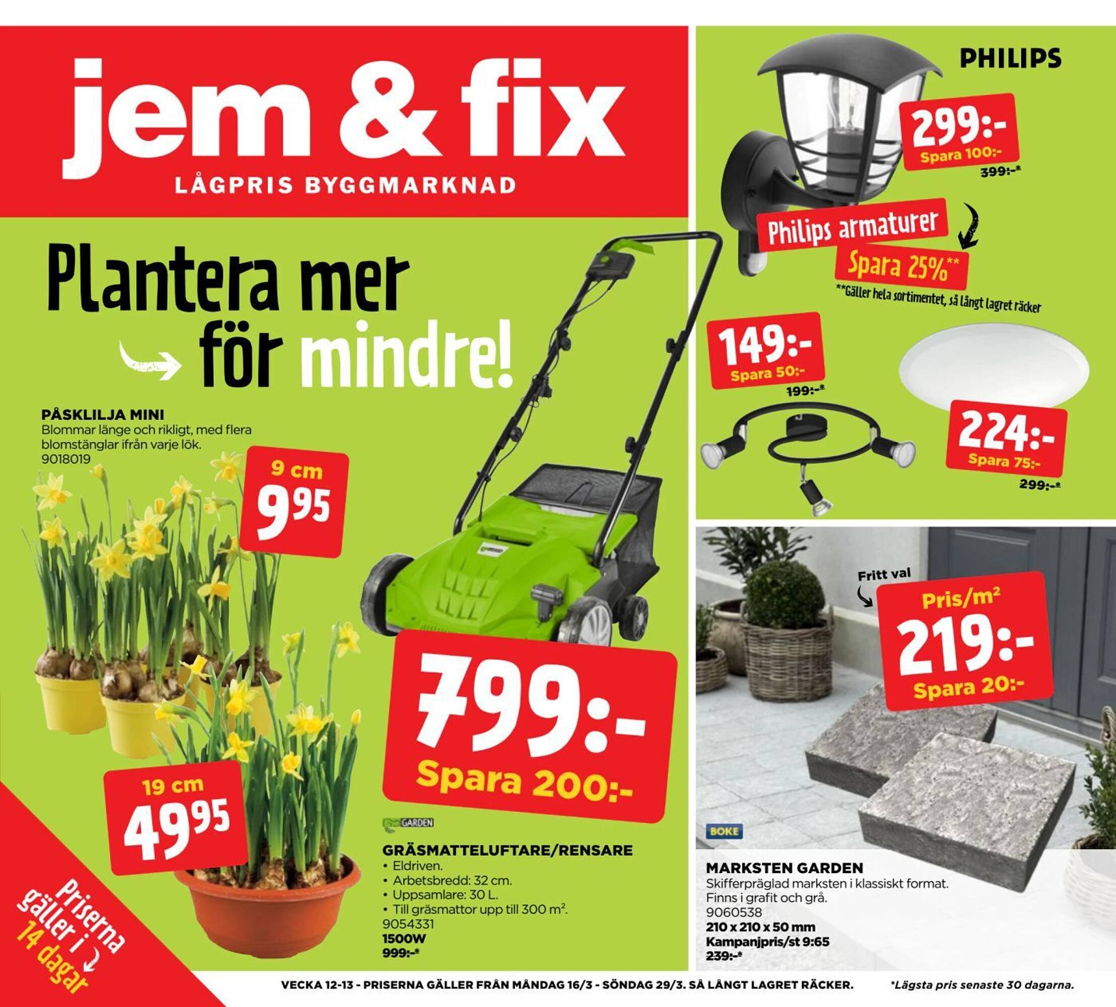 Jem&amp;Fix reklamblad