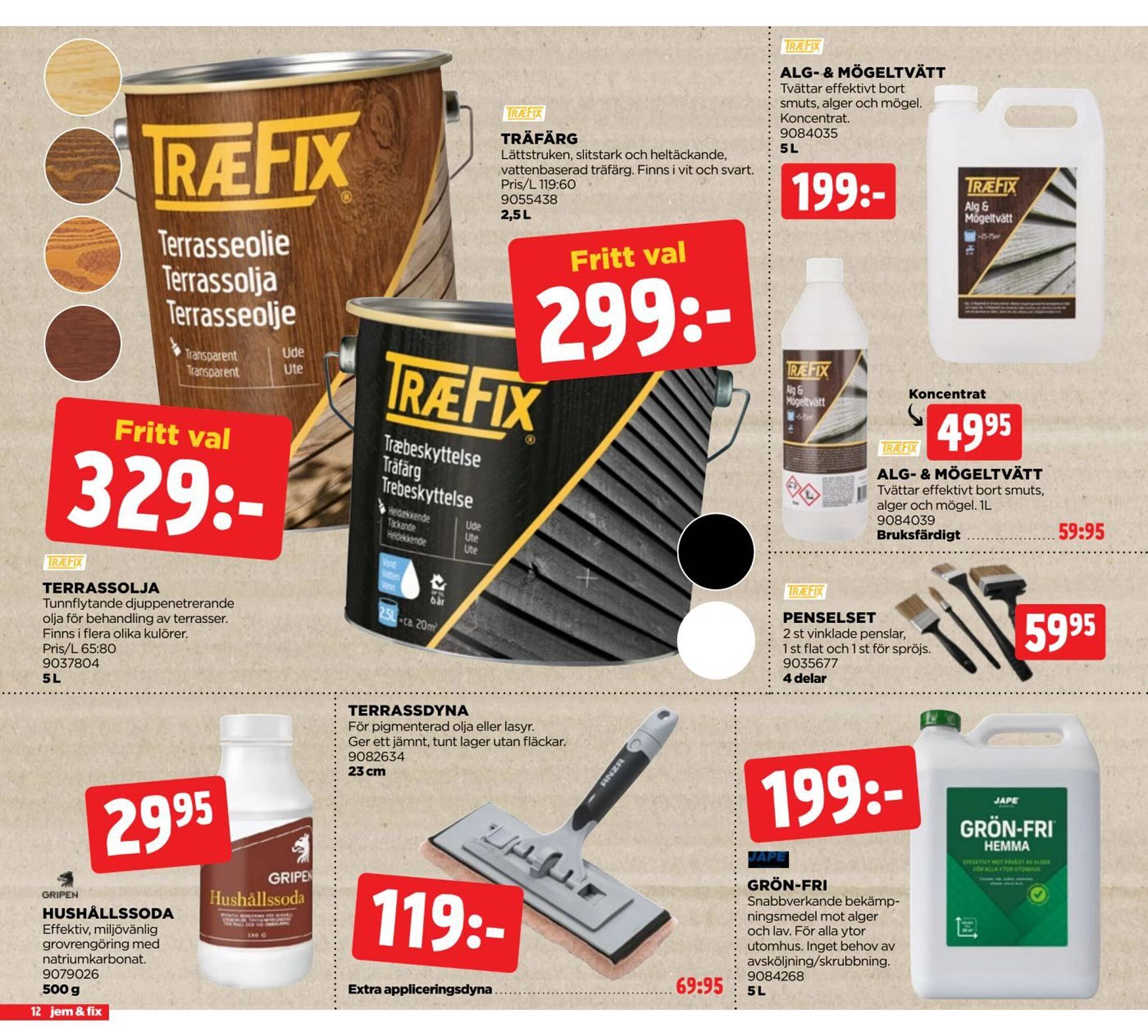 Jem&amp;Fix reklamblad