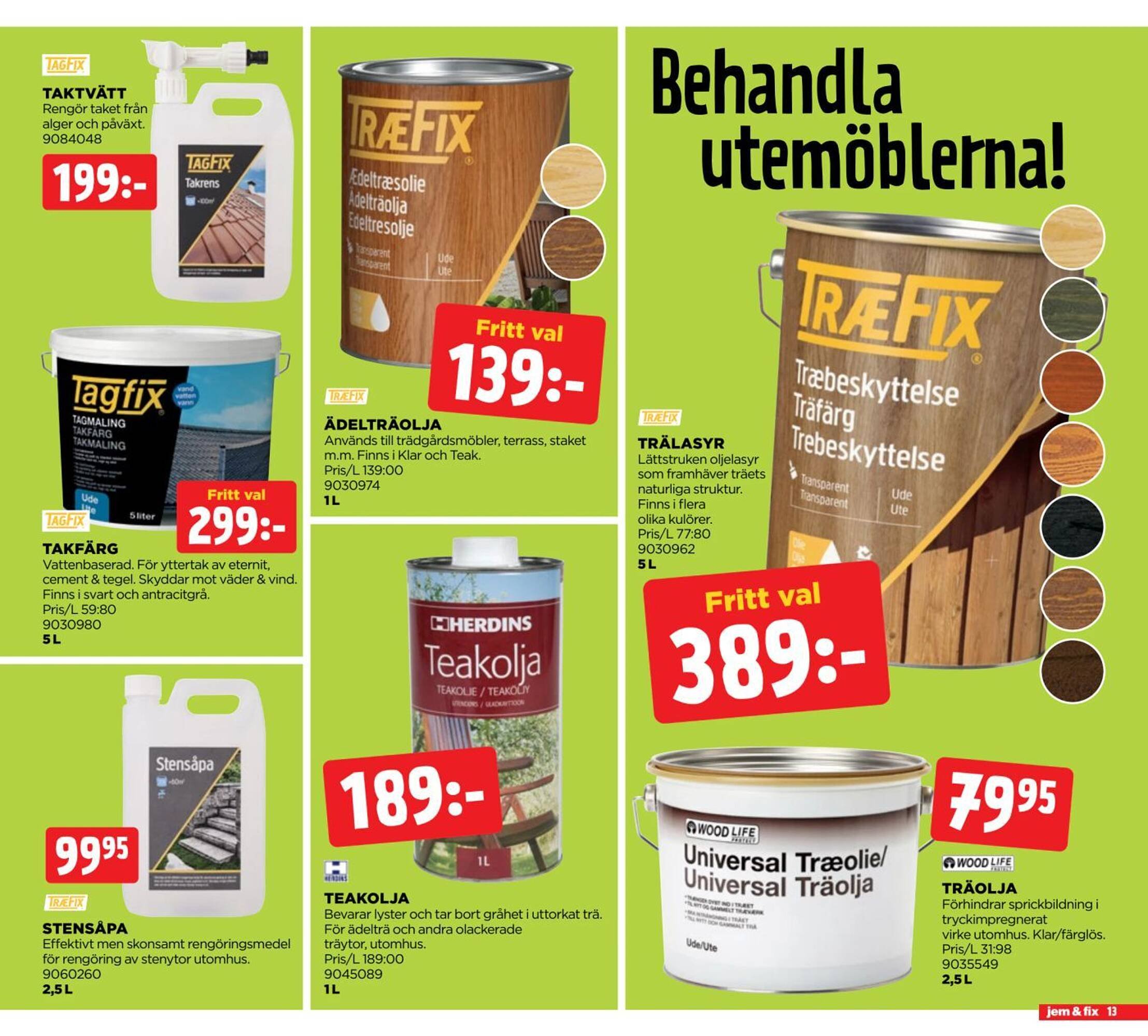 Jem&amp;Fix reklamblad