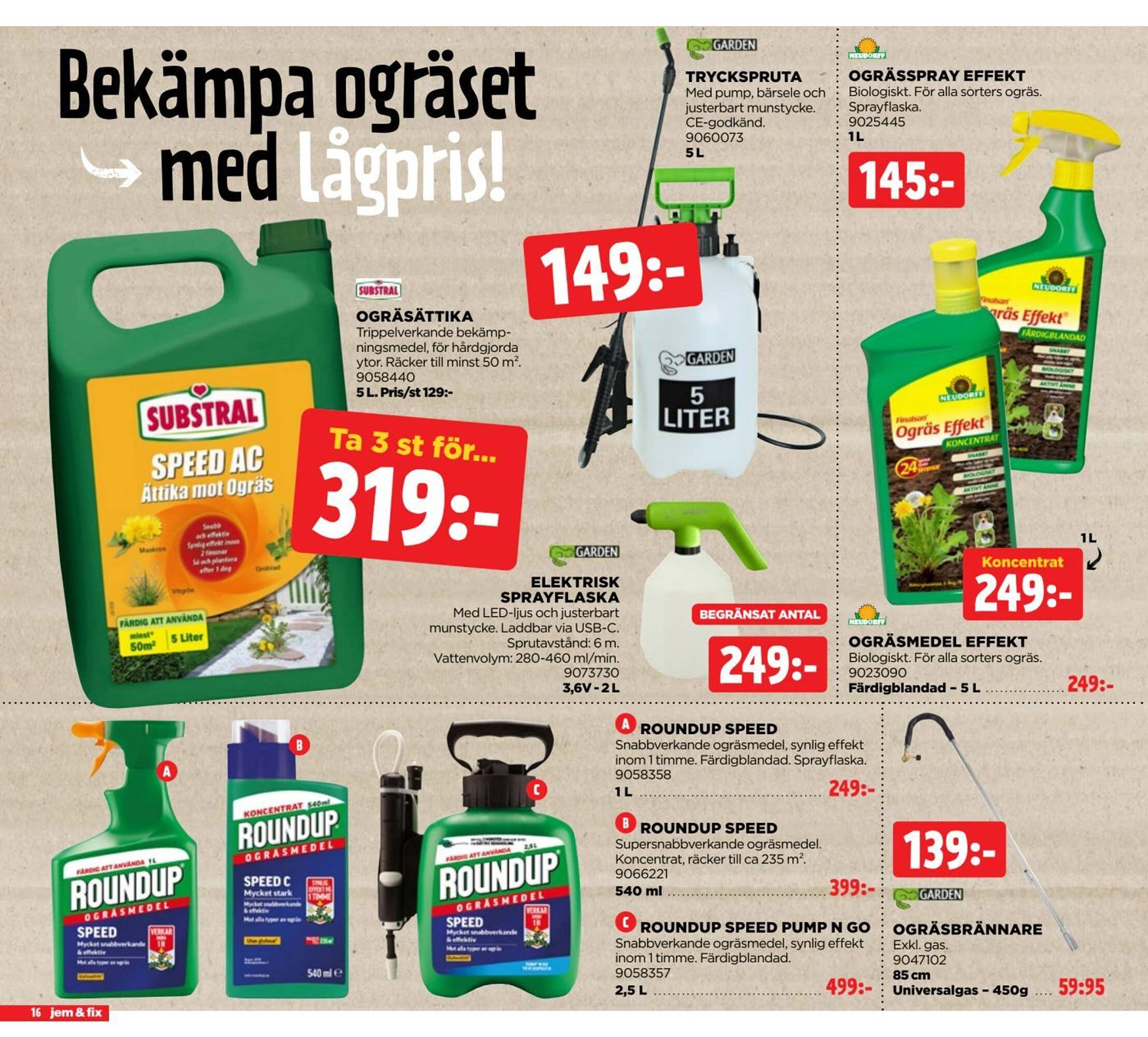 Jem&amp;Fix reklamblad