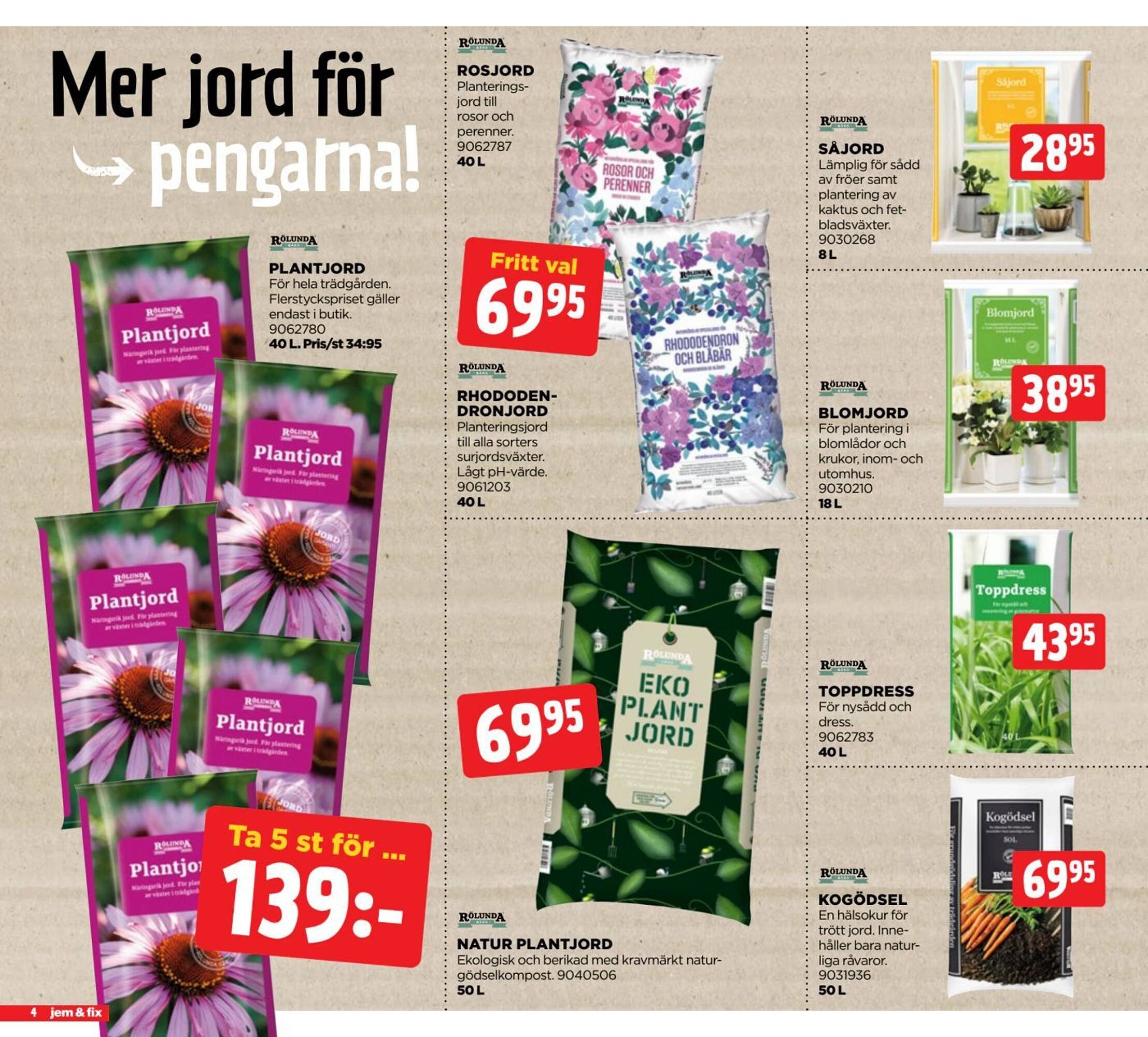 Jem&amp;Fix reklamblad