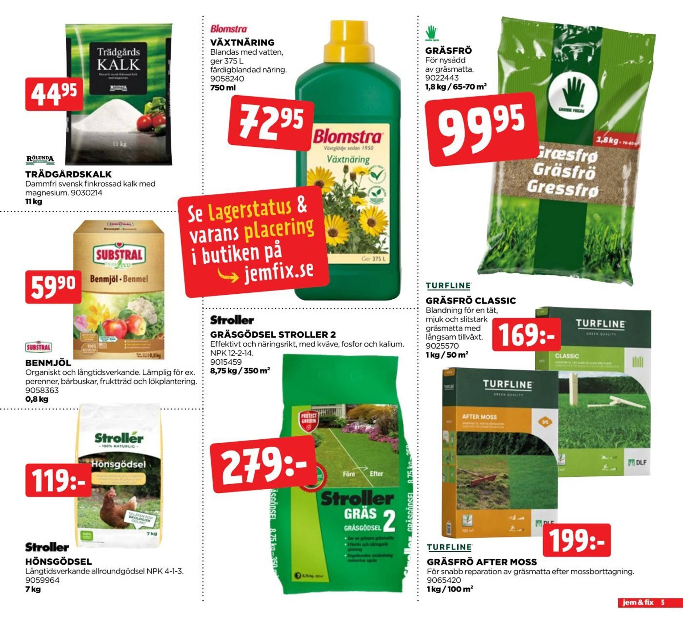 Jem&amp;Fix reklamblad