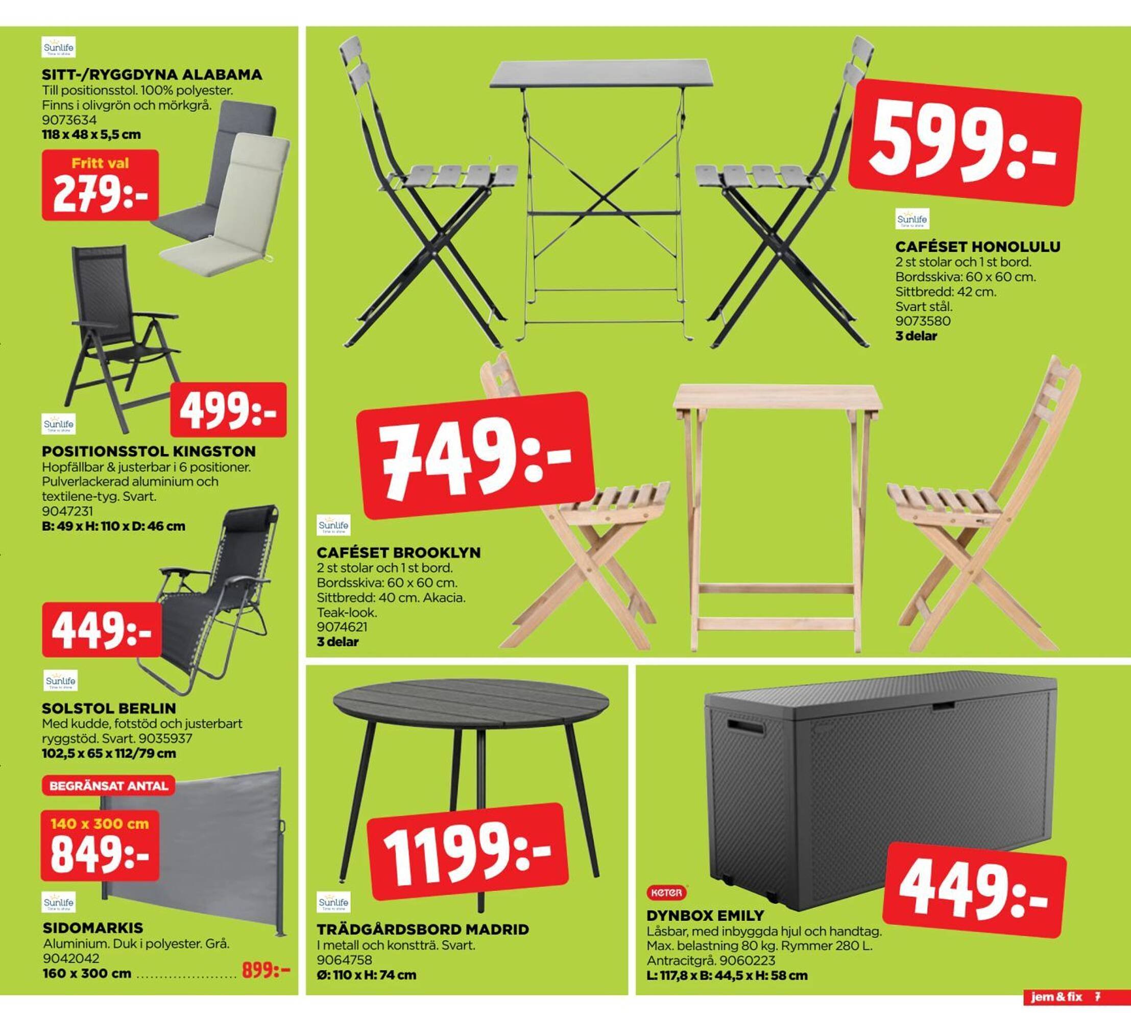 Jem&amp;Fix reklamblad