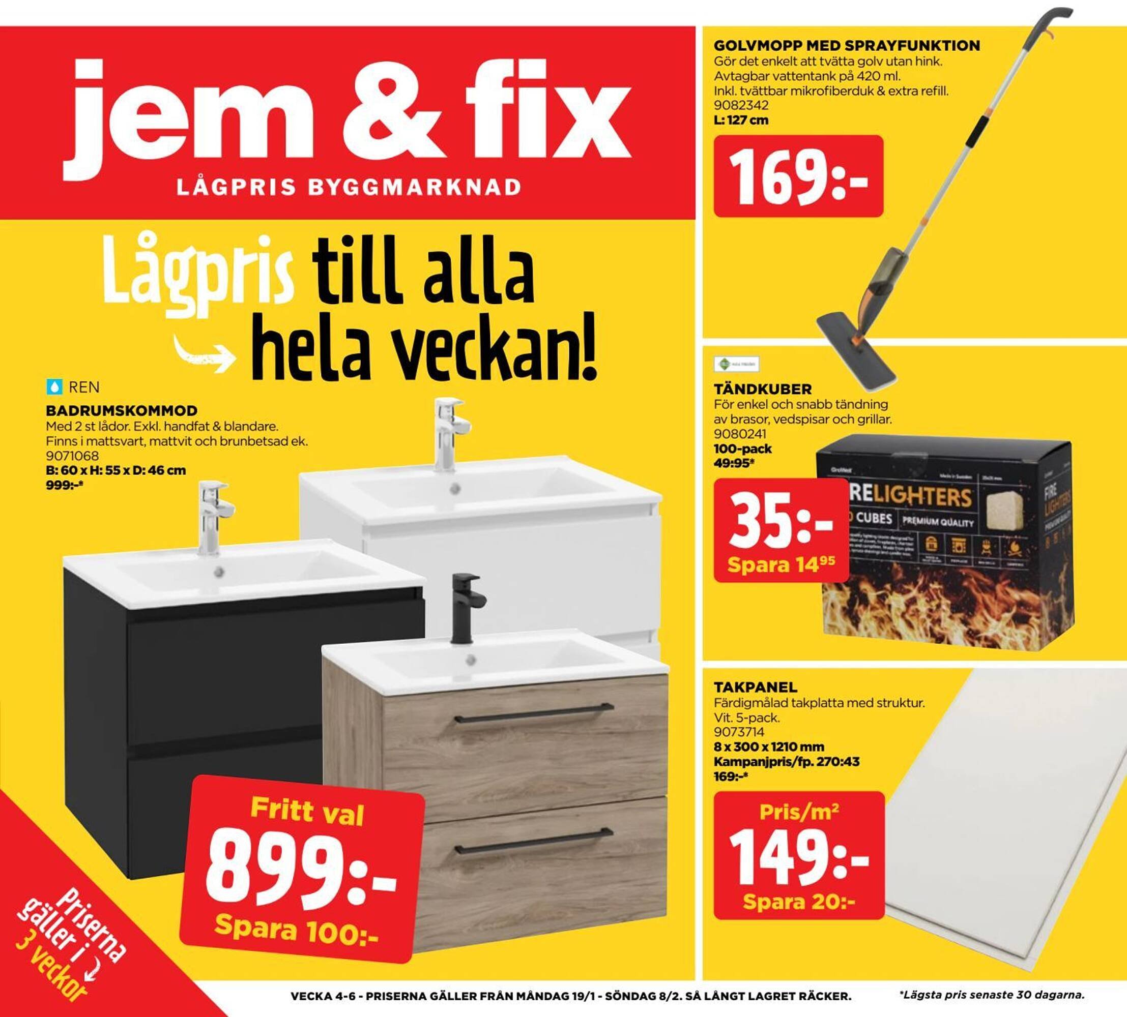 Jem&amp;Fix reklamblad (2026-01-19 - 2026-02-09)