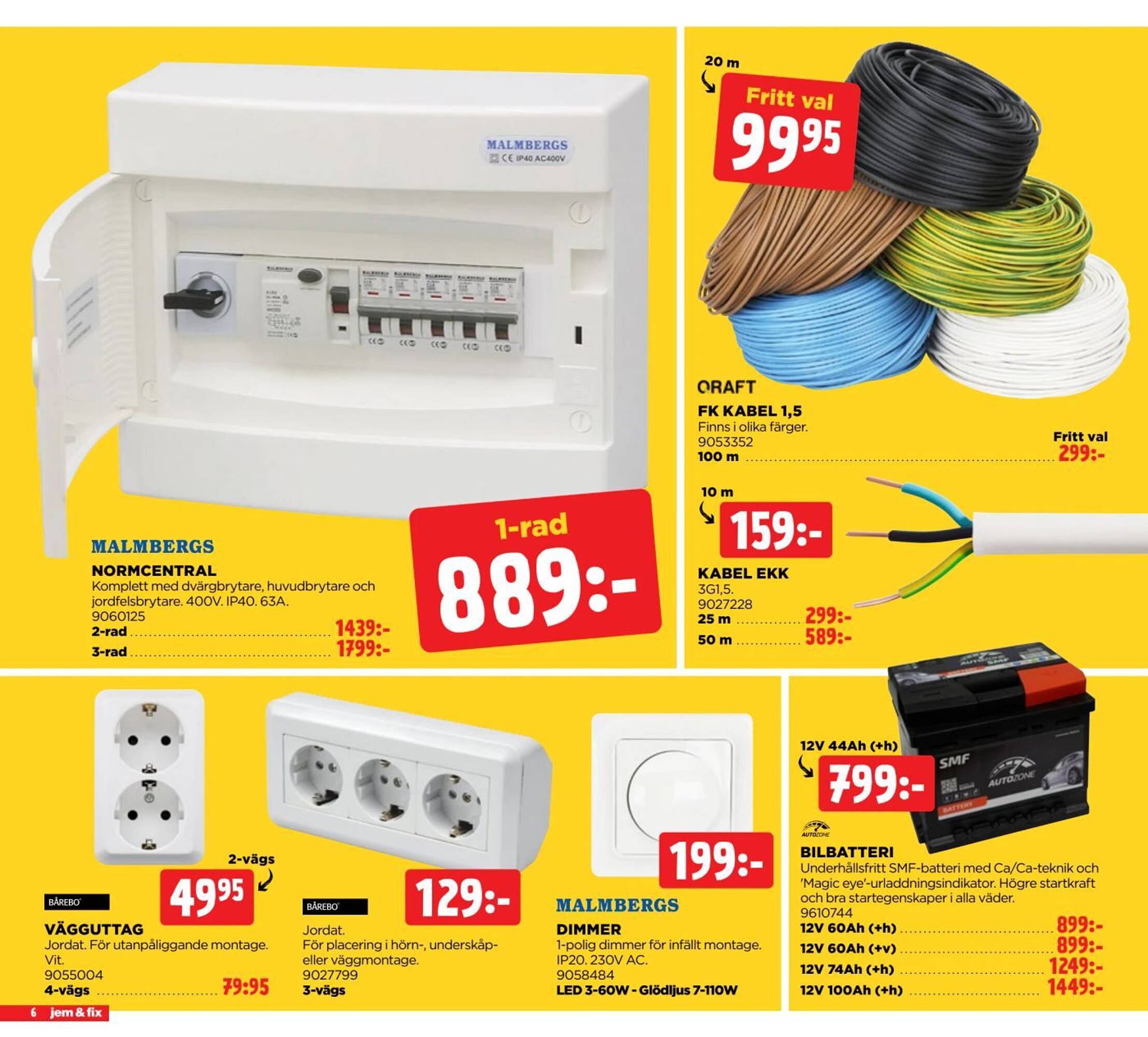 Jem&amp;Fix reklamblad (2026-01-19 - 2026-02-09)