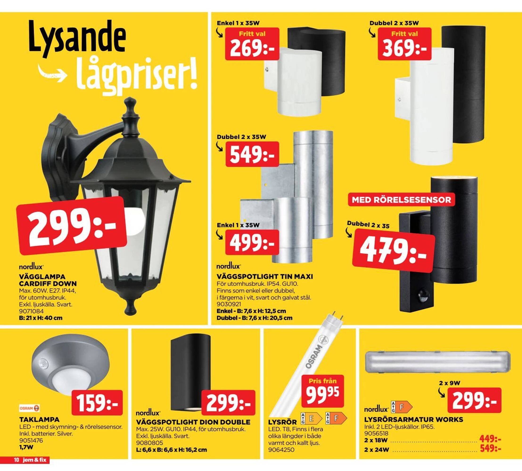 Jem&amp;Fix reklamblad (2026-01-19 - 2026-02-09)