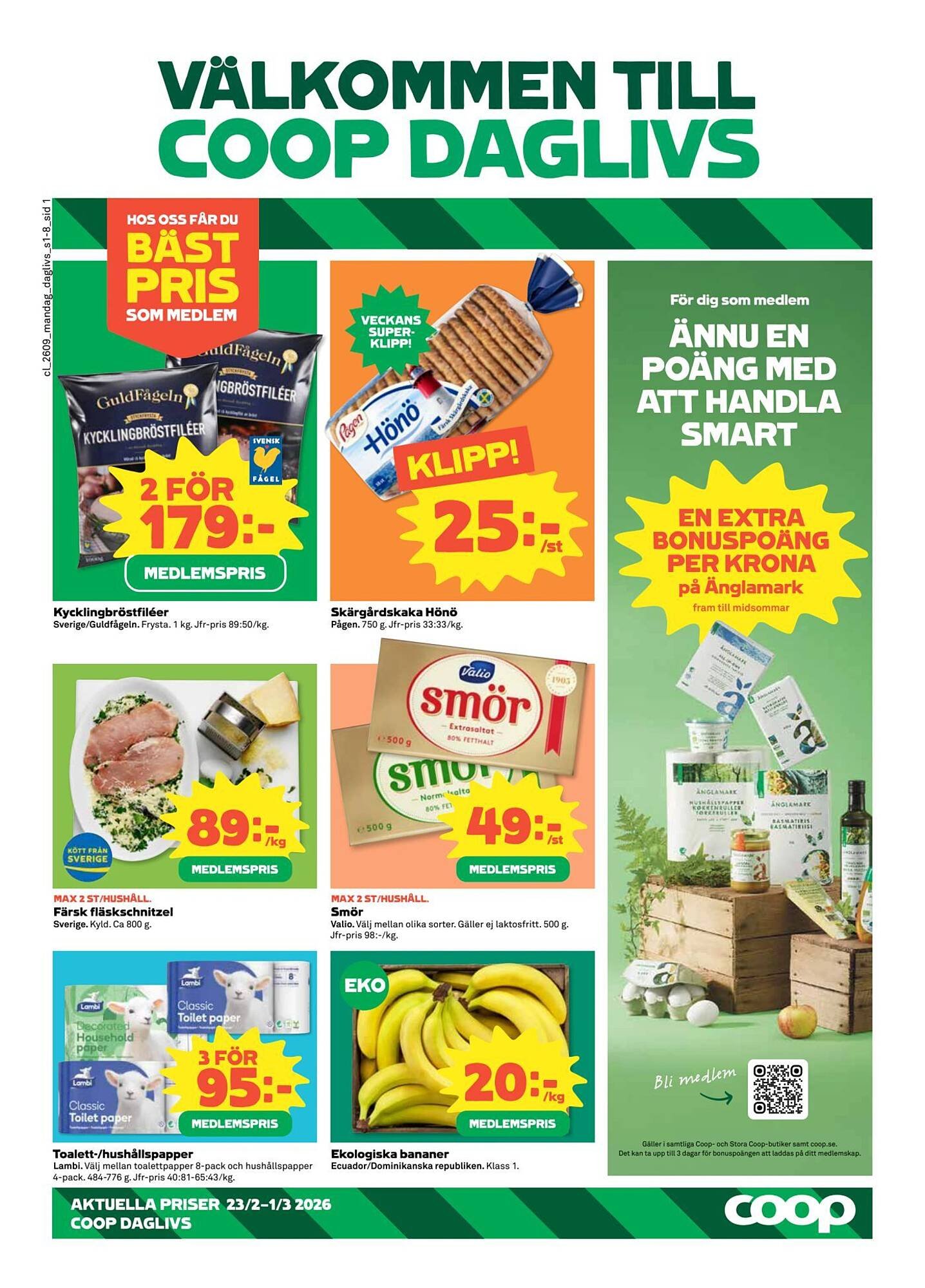 Coop Daglivs reklamblad