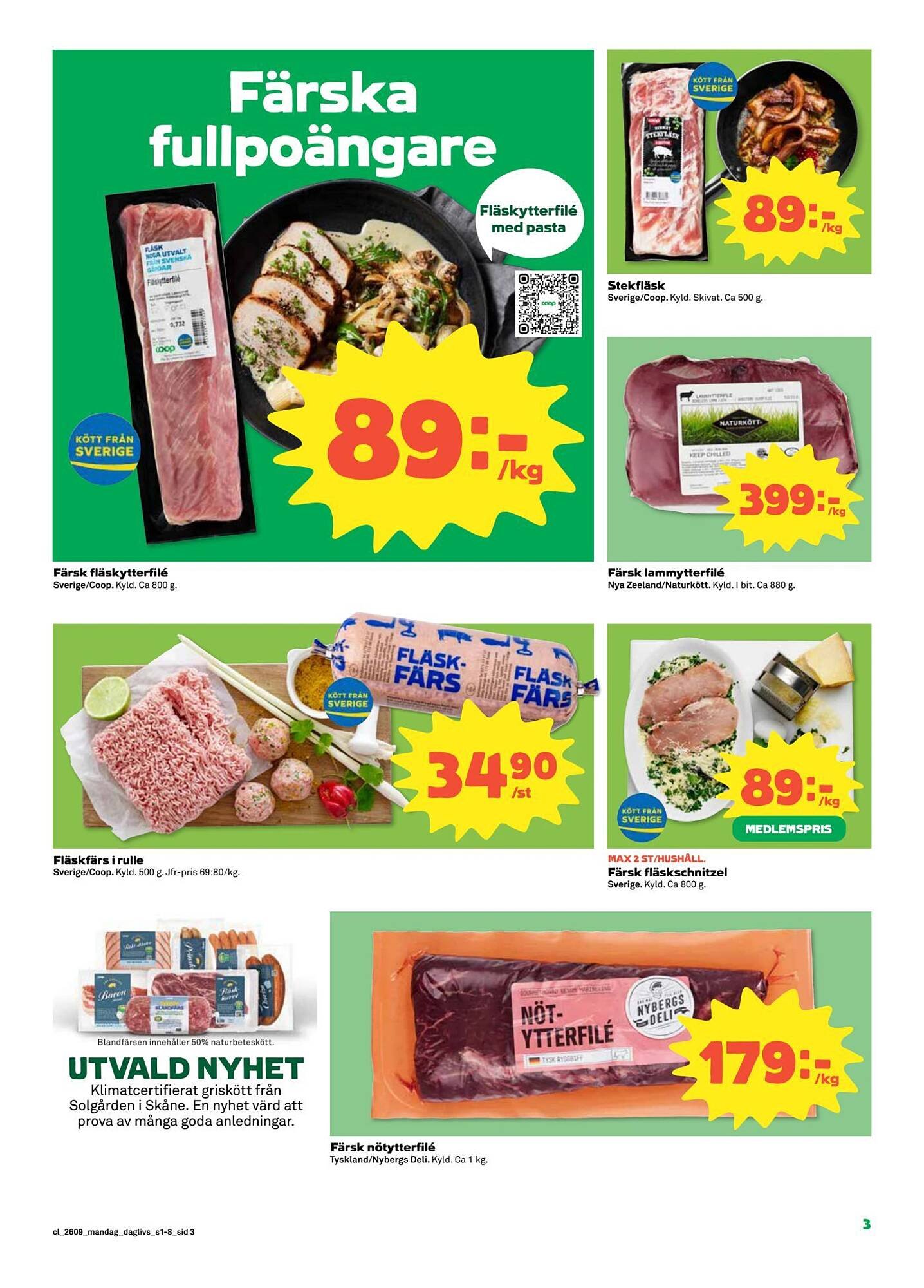 Coop Daglivs reklamblad