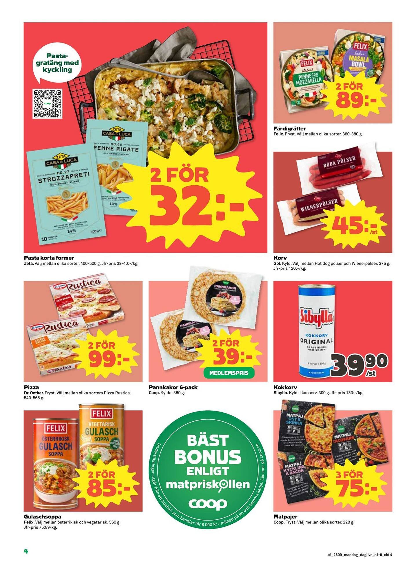 Coop Daglivs reklamblad