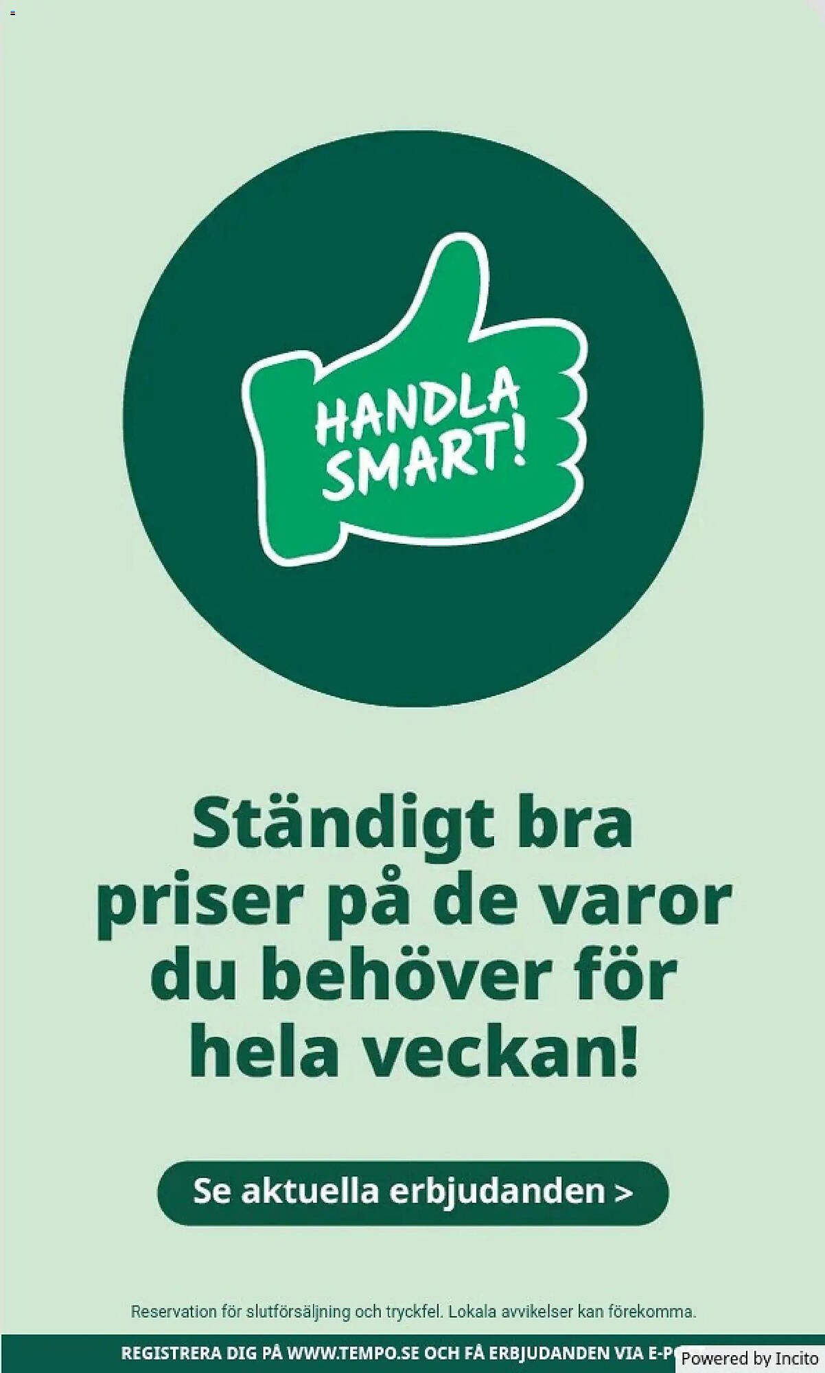 Tempo reklamblad