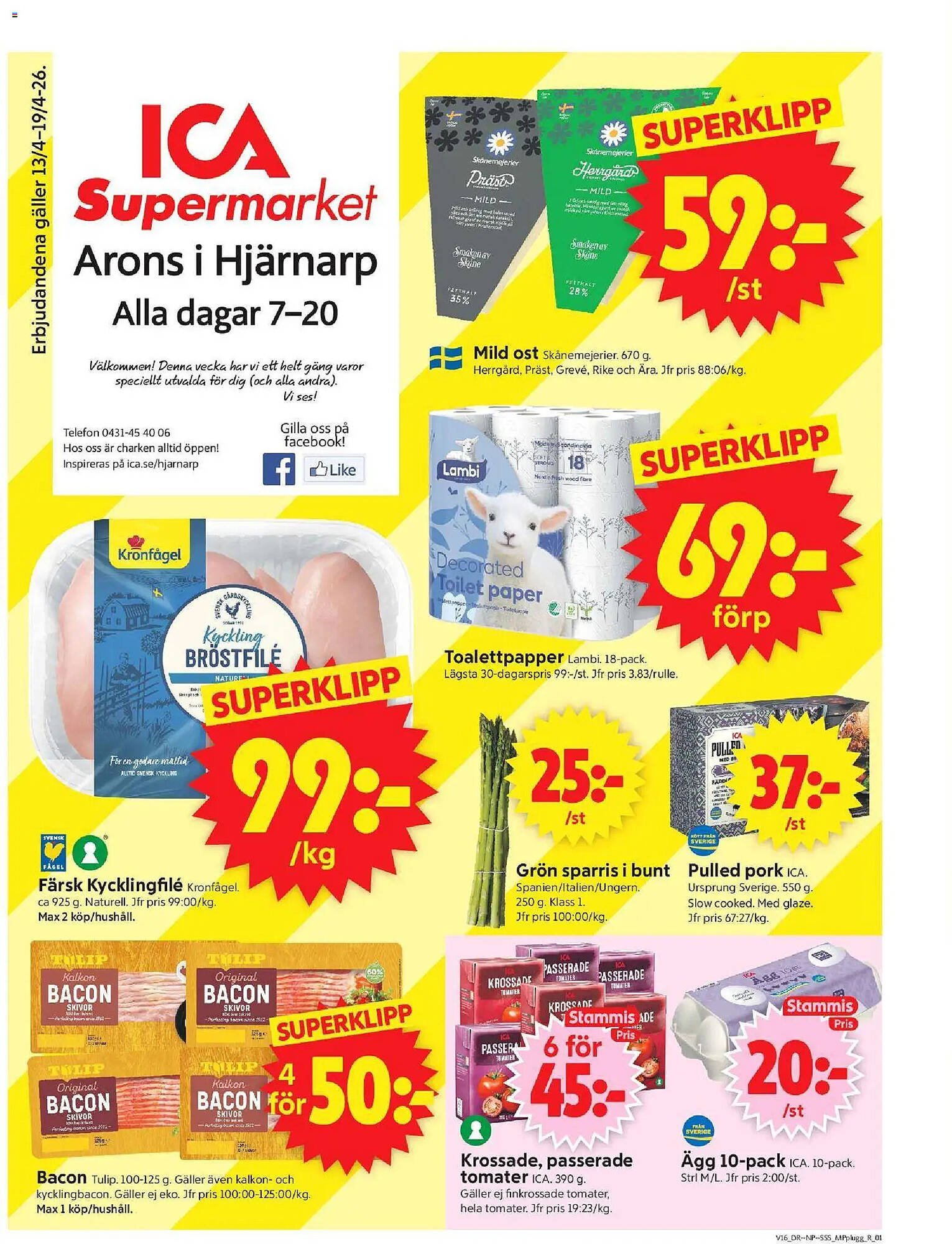 ICA Supermarket reklamblad