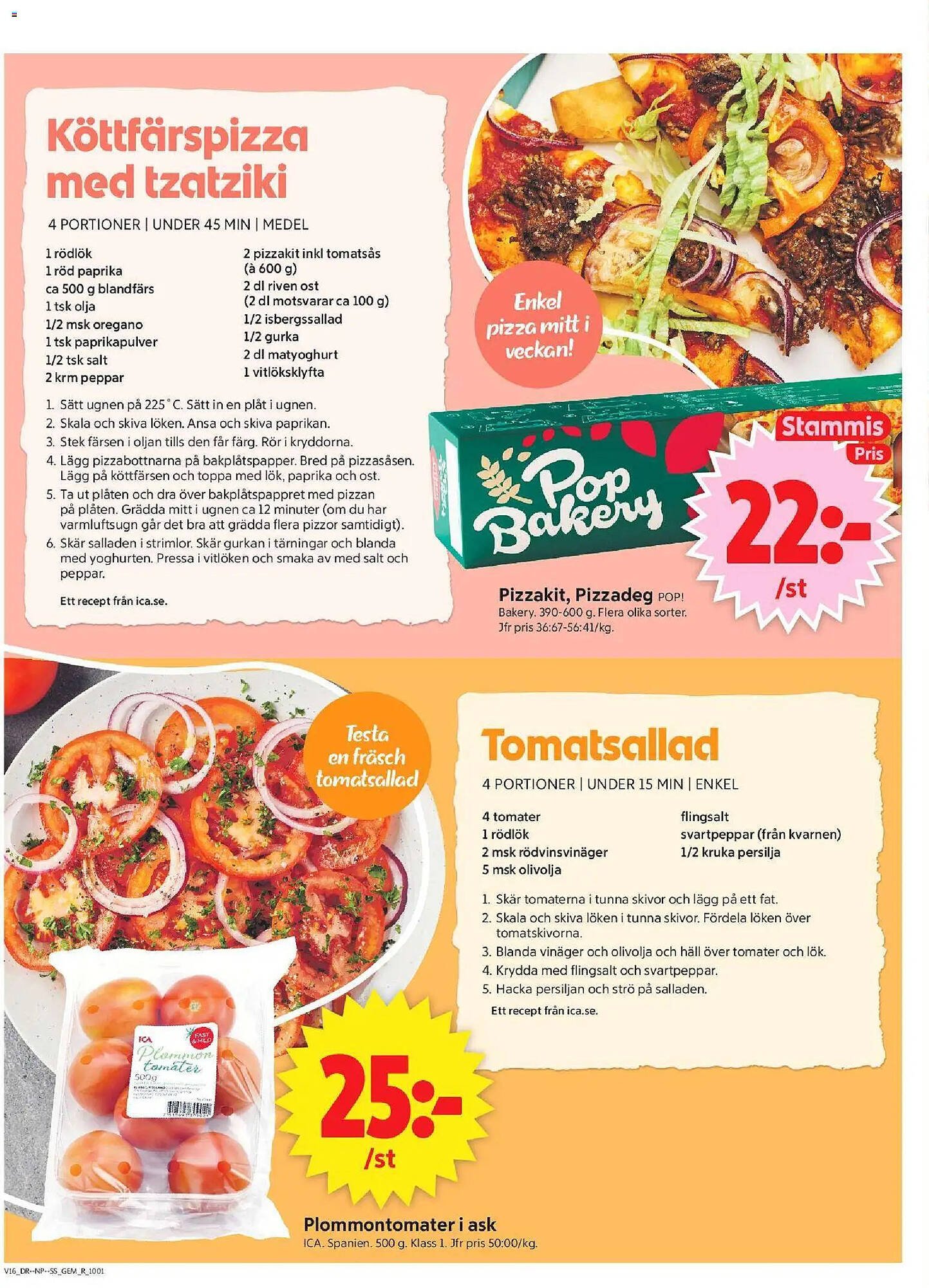 ICA Supermarket reklamblad