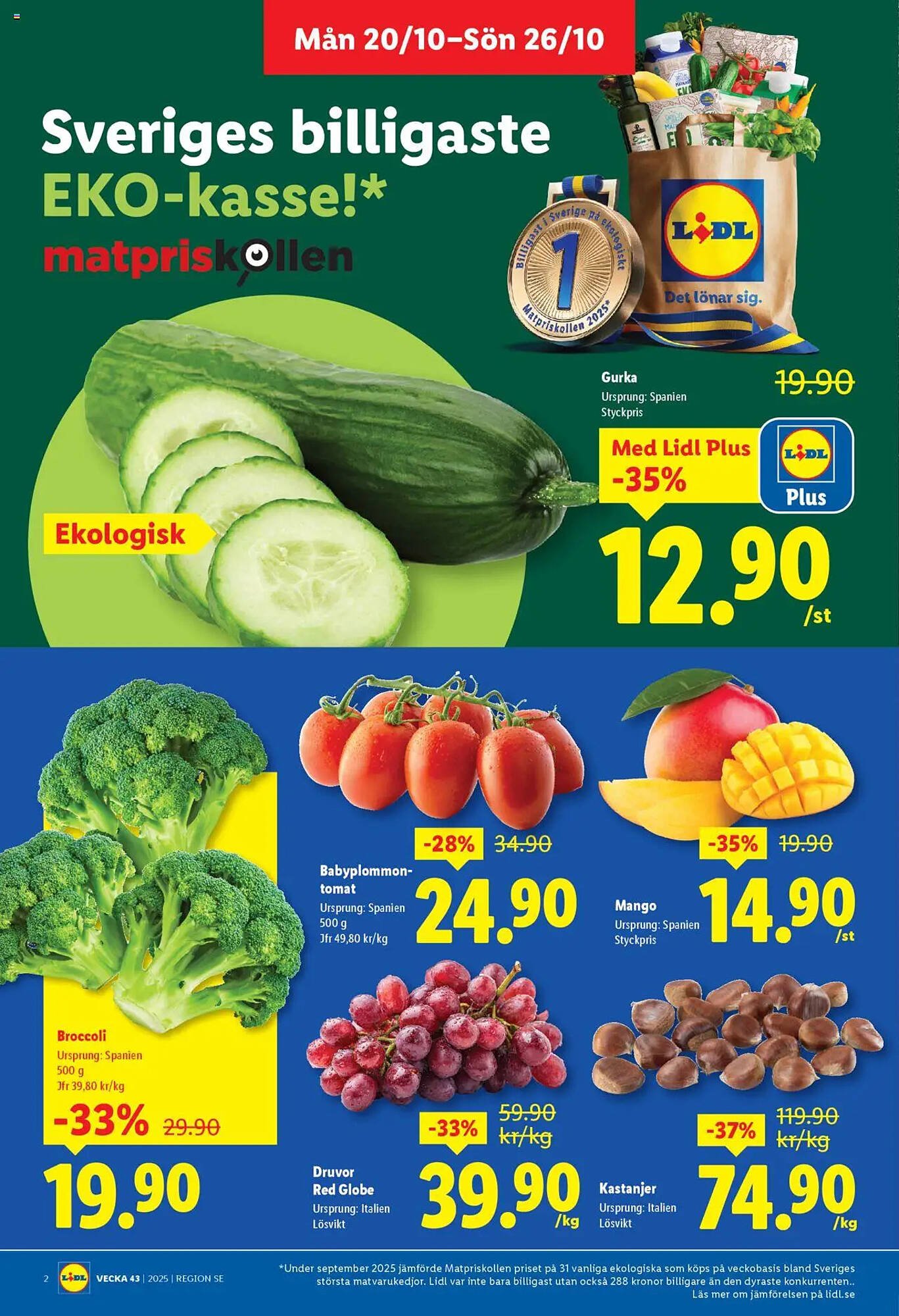 Lidl reklamblad (2025-10-20 - 2025-10-26)