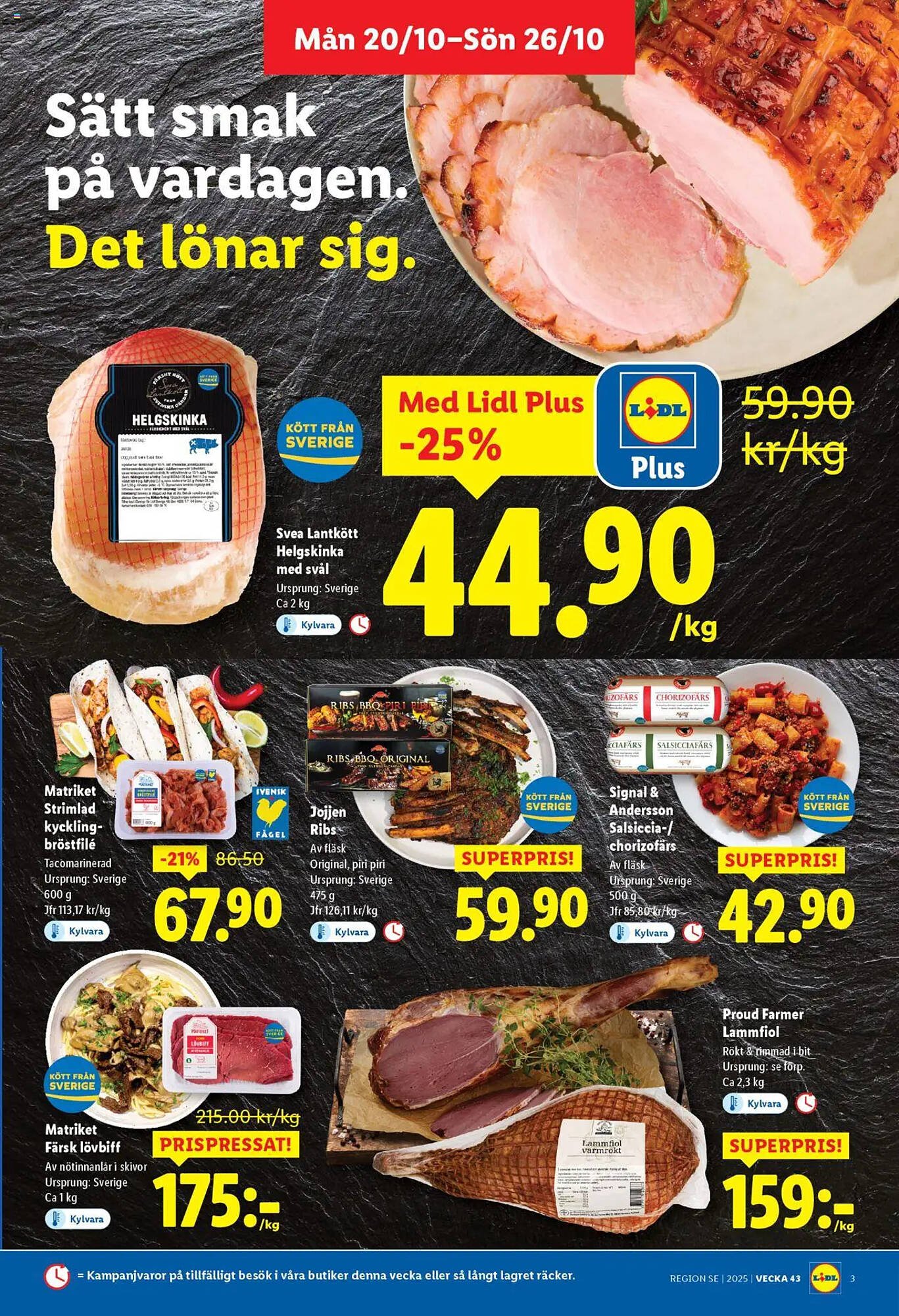 Lidl reklamblad (2025-10-20 - 2025-10-26)