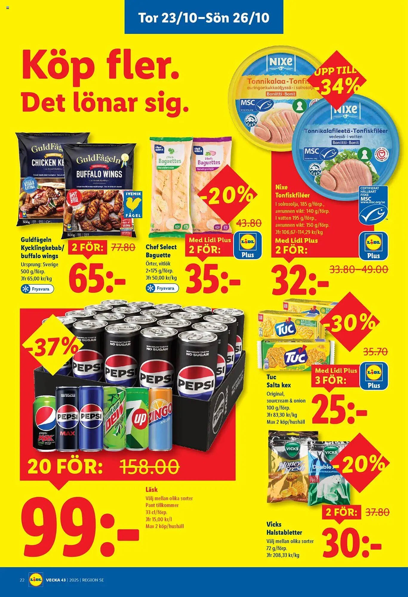 Lidl reklamblad (2025-10-20 - 2025-10-26)