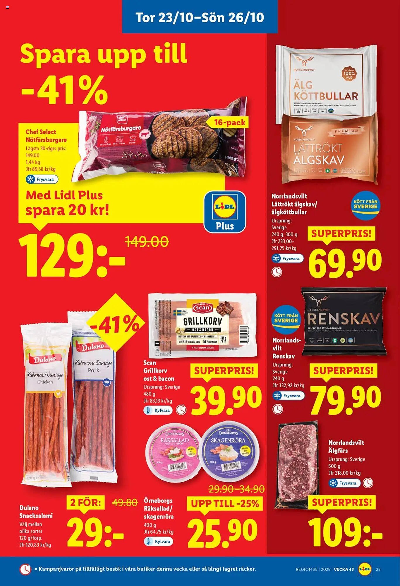 Lidl reklamblad (2025-10-20 - 2025-10-26)