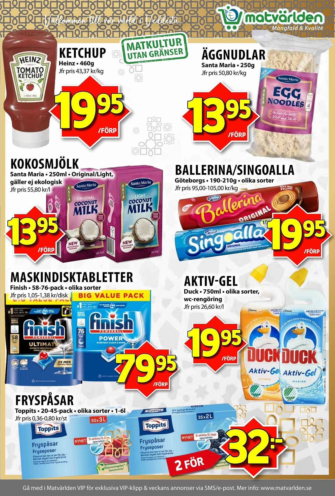 Matvärlden Tensta reklamblad