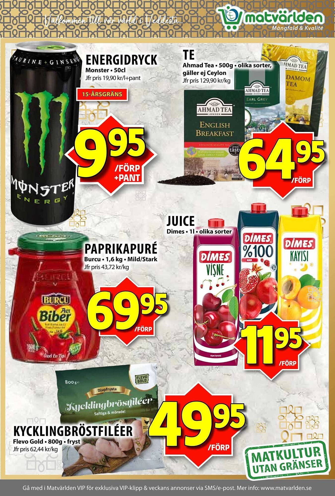 Matvärlden Tensta reklamblad