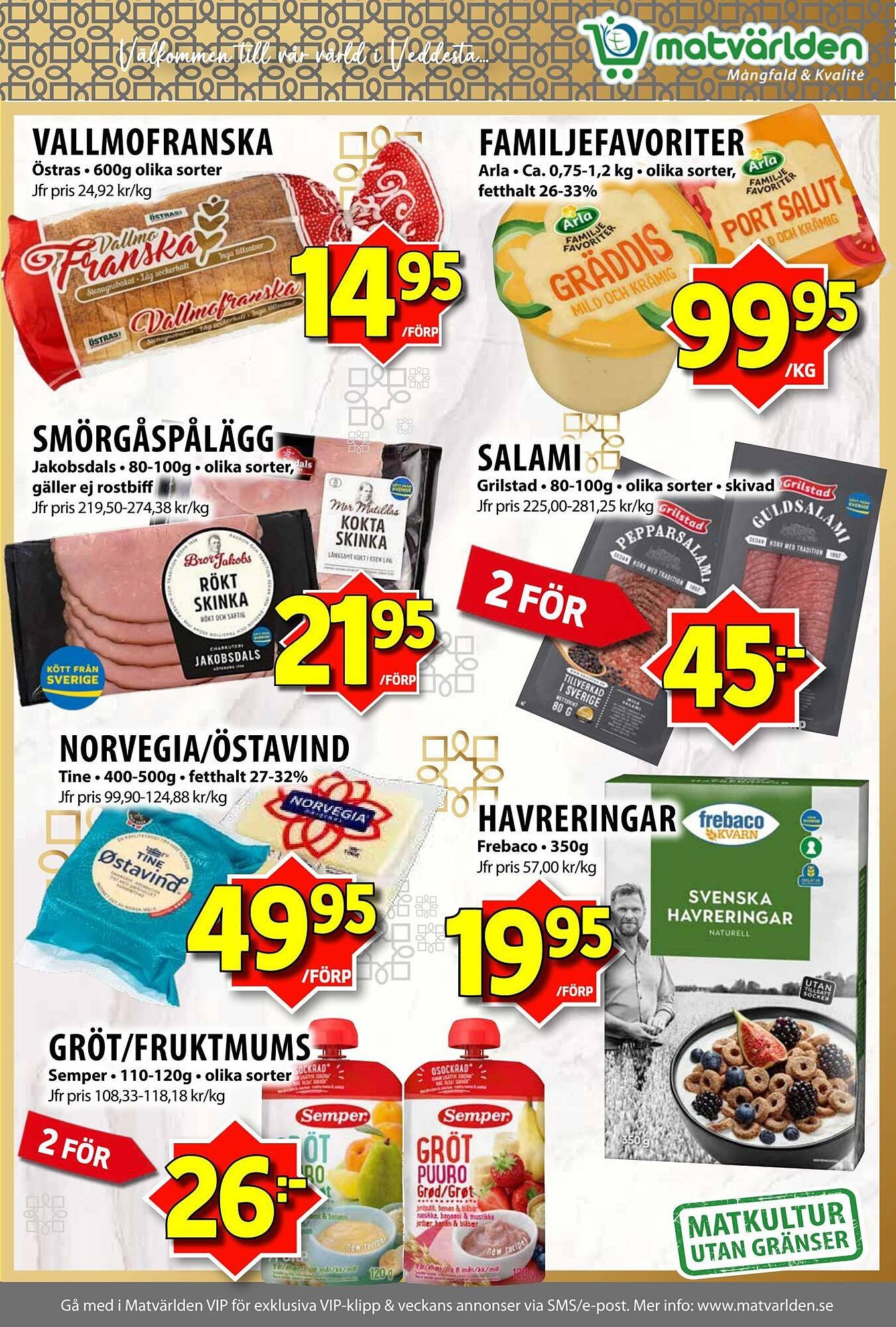 Matvärlden Tensta reklamblad