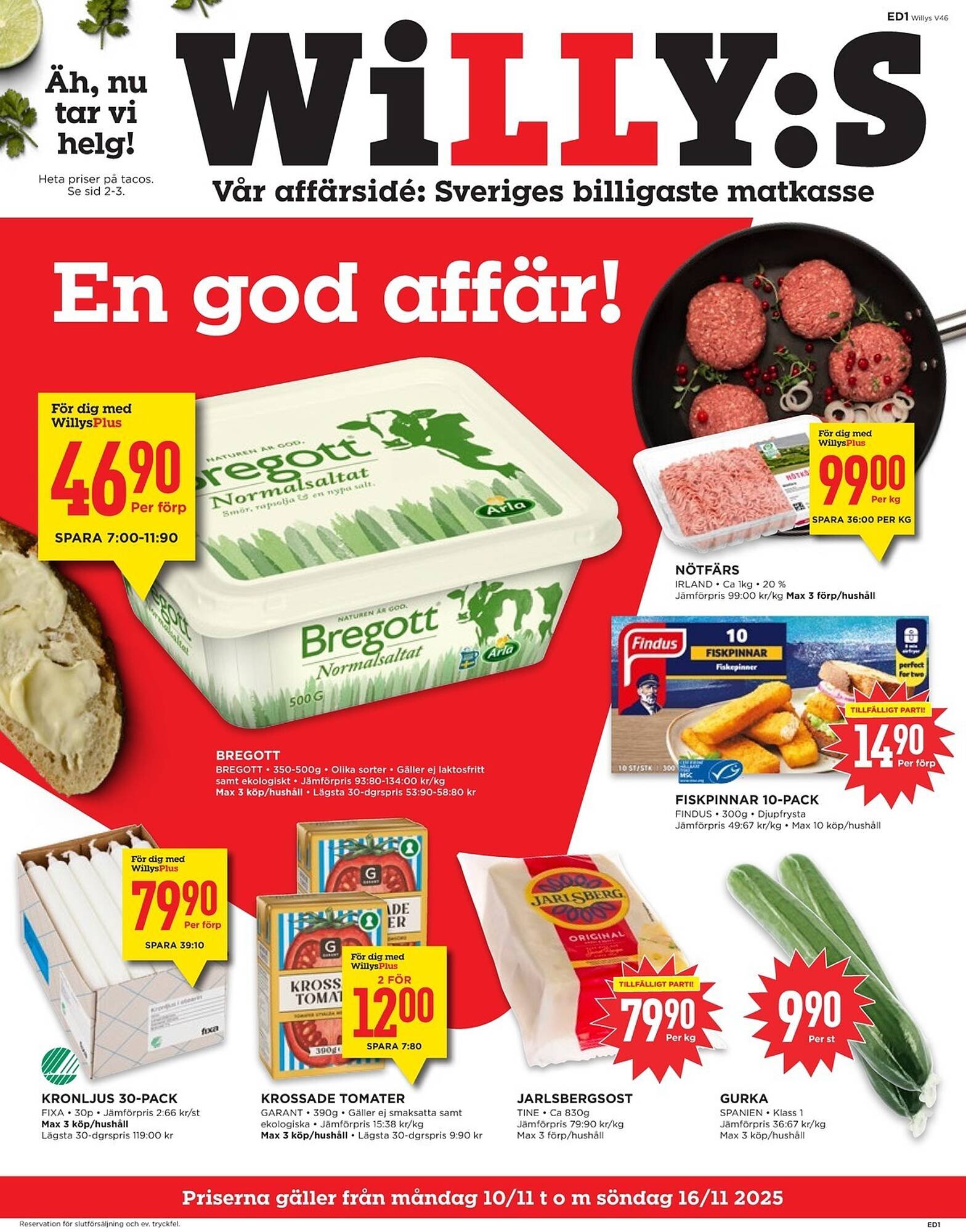Willys reklamblad (2025-11-10 - 2025-11-16)
