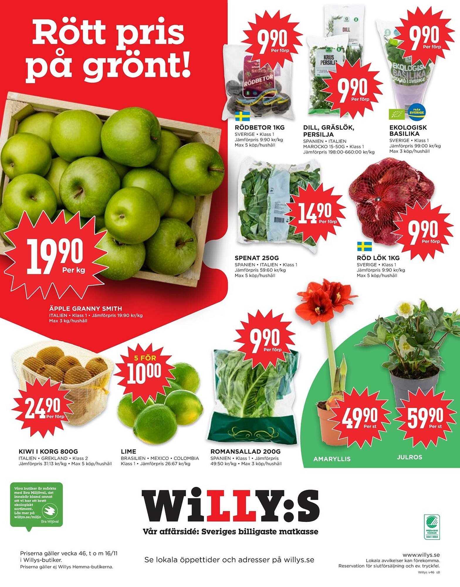 Willys reklamblad (2025-11-10 - 2025-11-16)