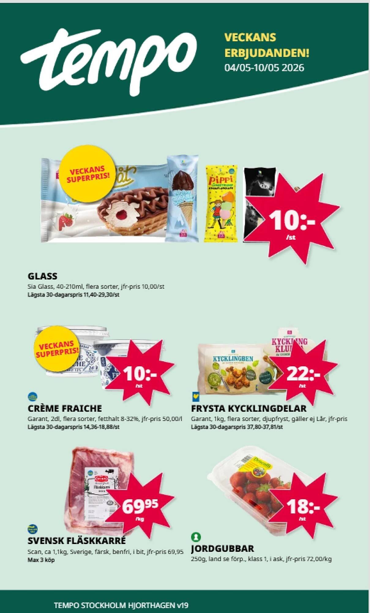 Tempo reklamblad