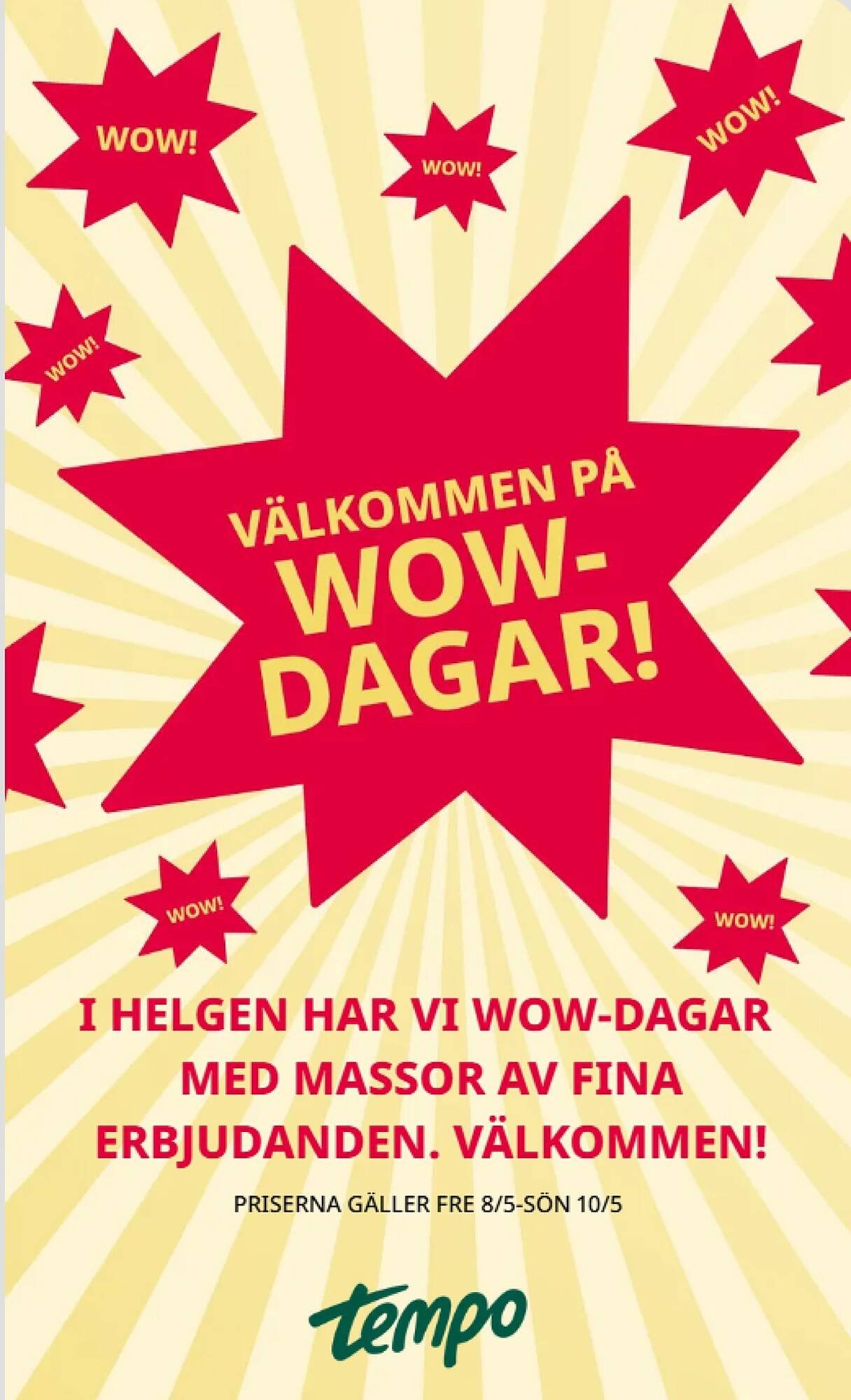 Tempo reklamblad