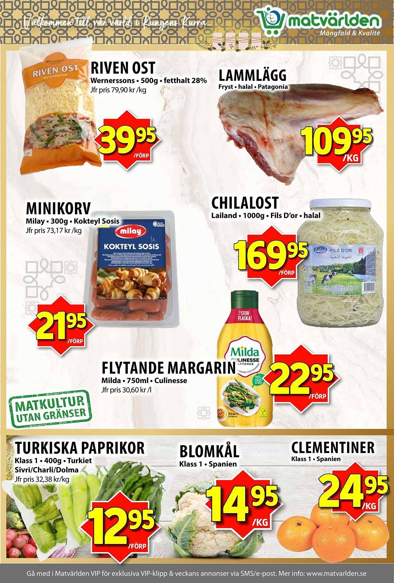 Matvärlden Tensta reklamblad