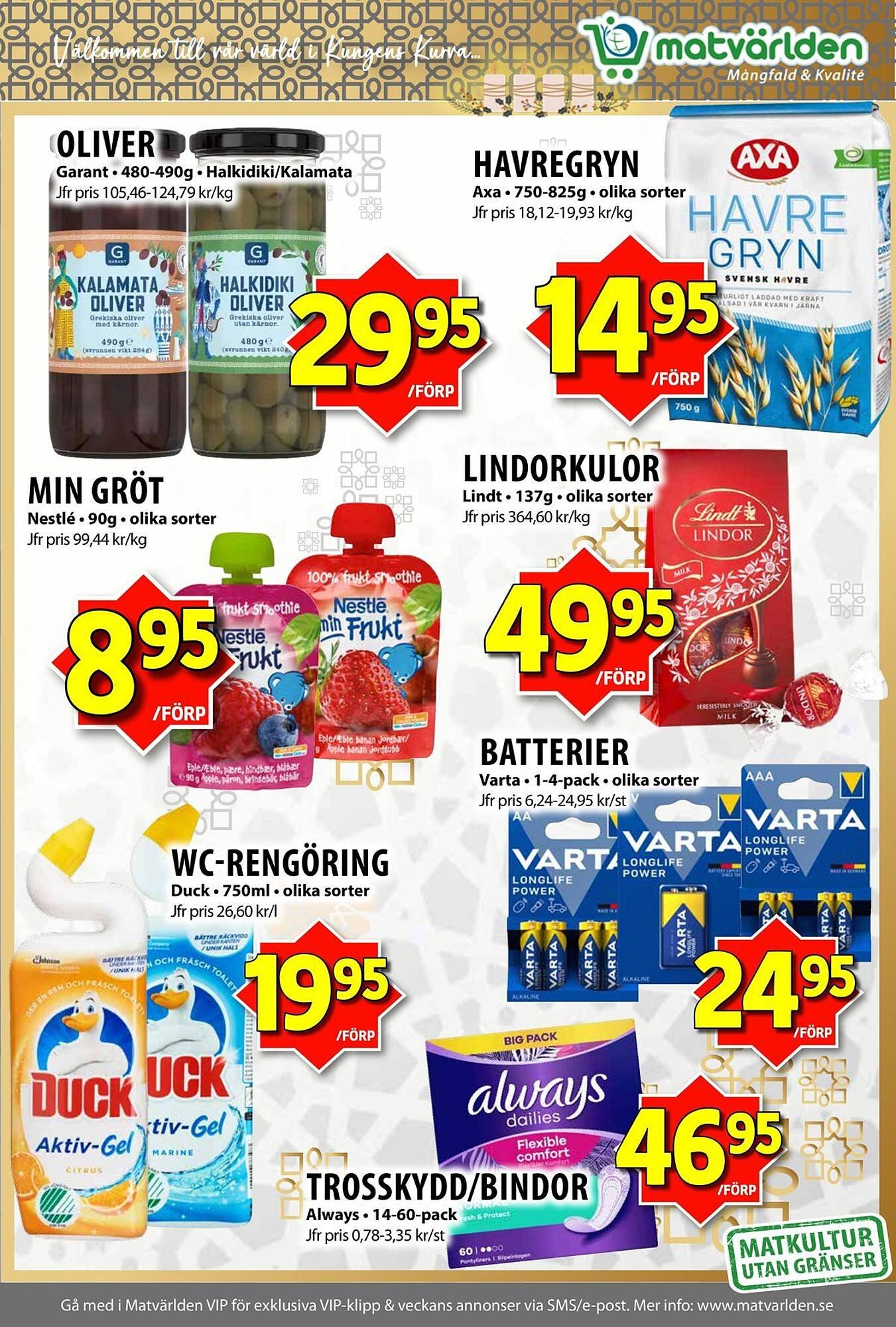 Matvärlden Tensta reklamblad