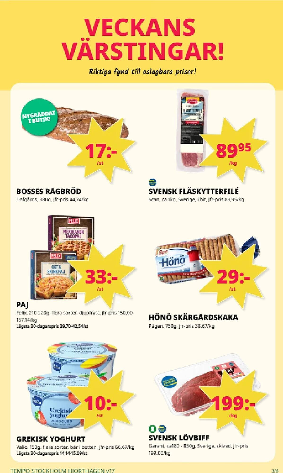 Tempo reklamblad