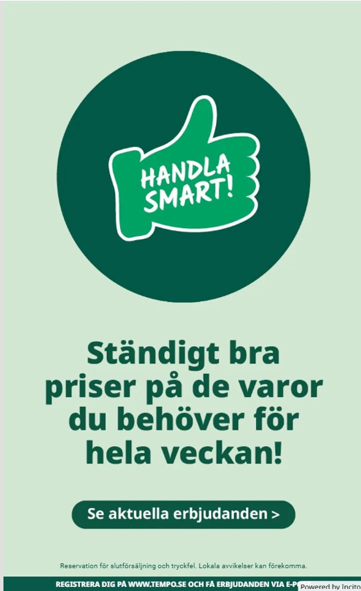 Tempo reklamblad