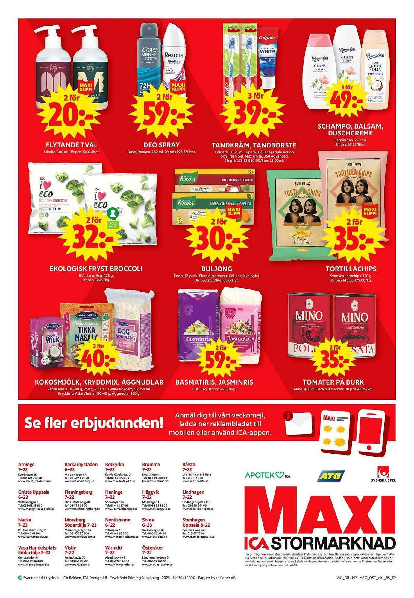 ICA Maxi reklamblad (2025-10-06 - 2025-10-12)