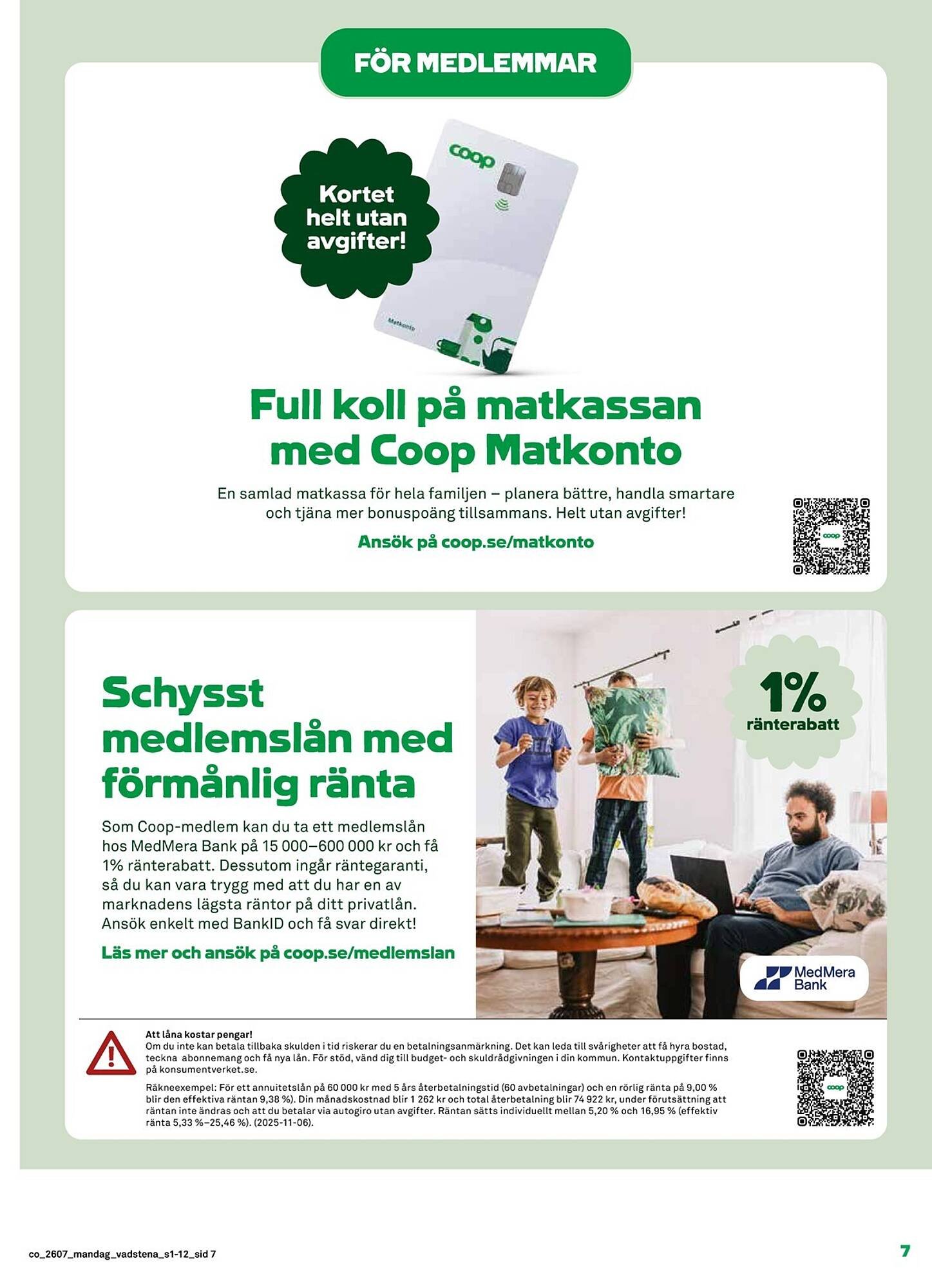 Coop reklamblad