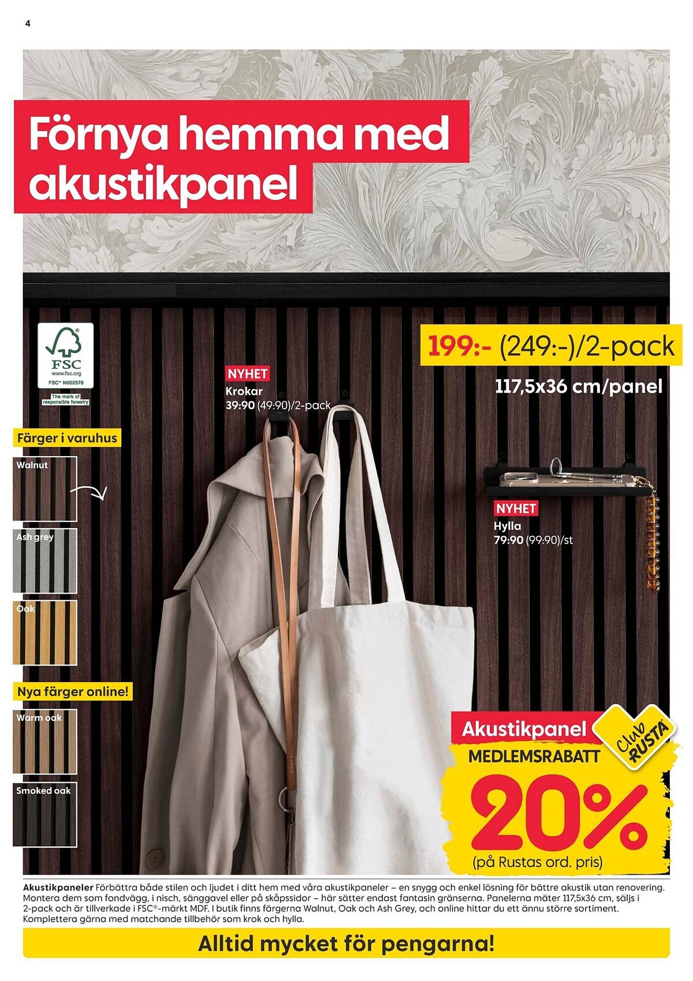 Rusta reklamblad