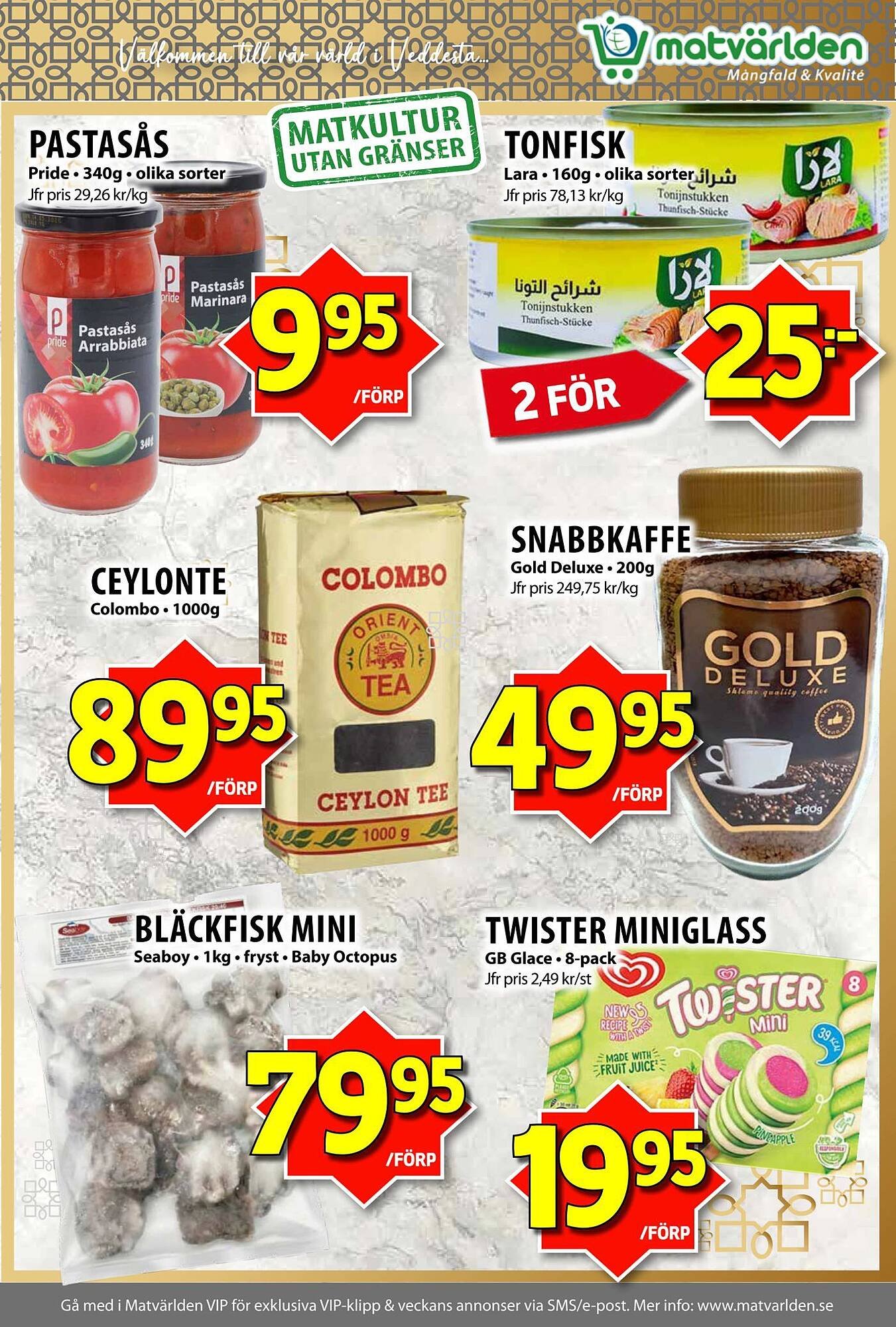 Matvärlden Tensta reklamblad