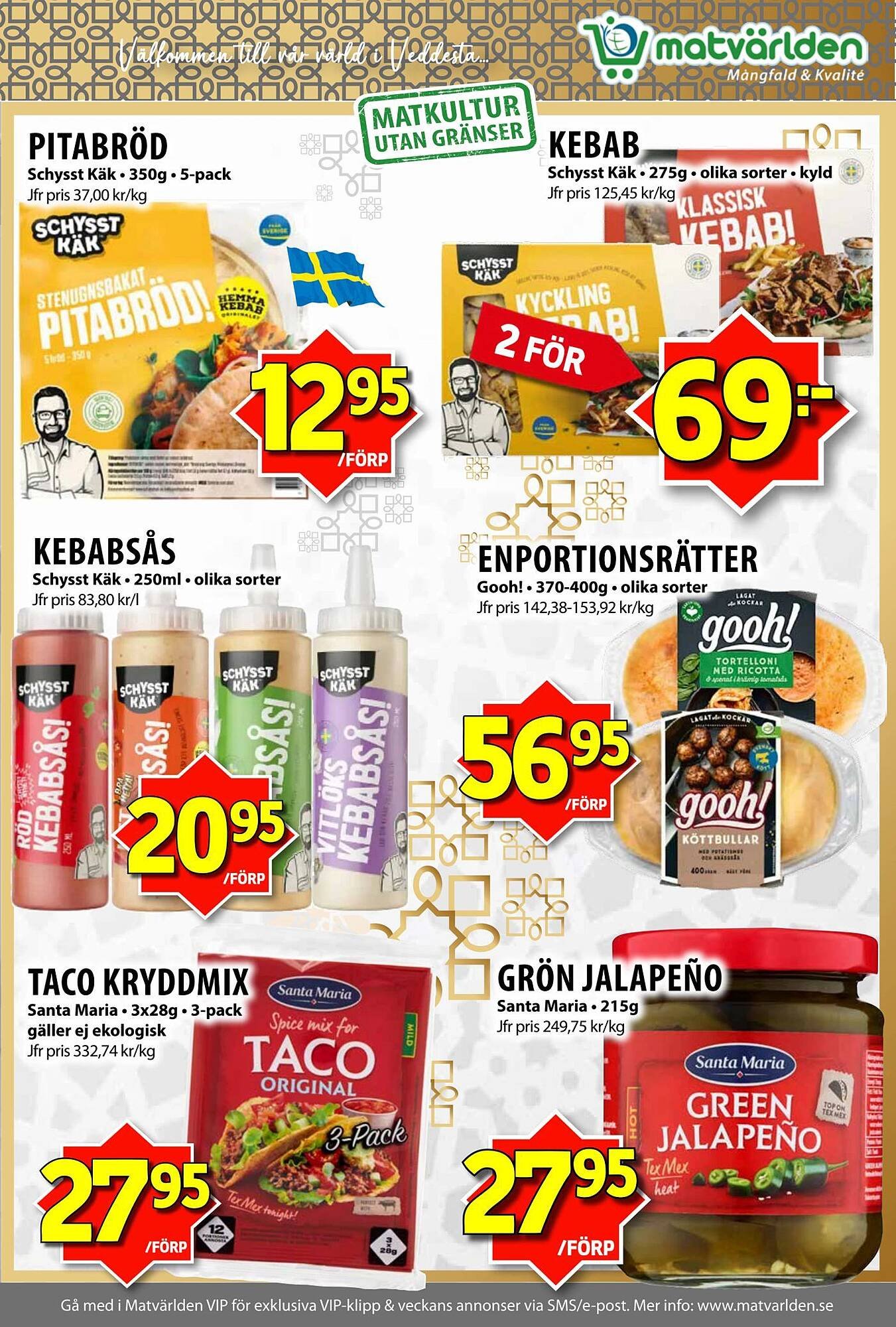 Matvärlden Tensta reklamblad