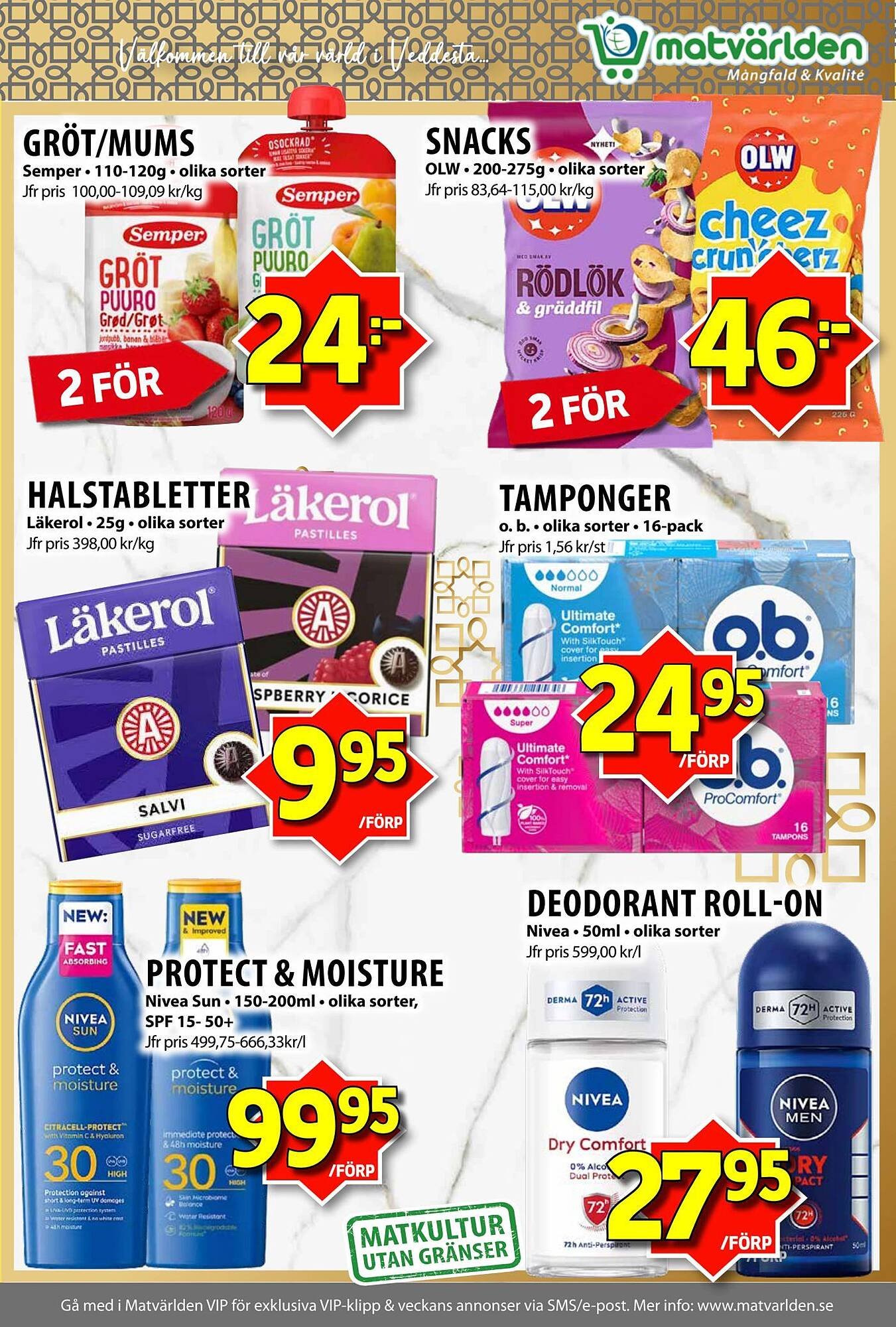 Matvärlden Tensta reklamblad