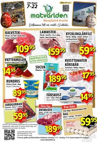 Matvärlden Tensta reklamblad