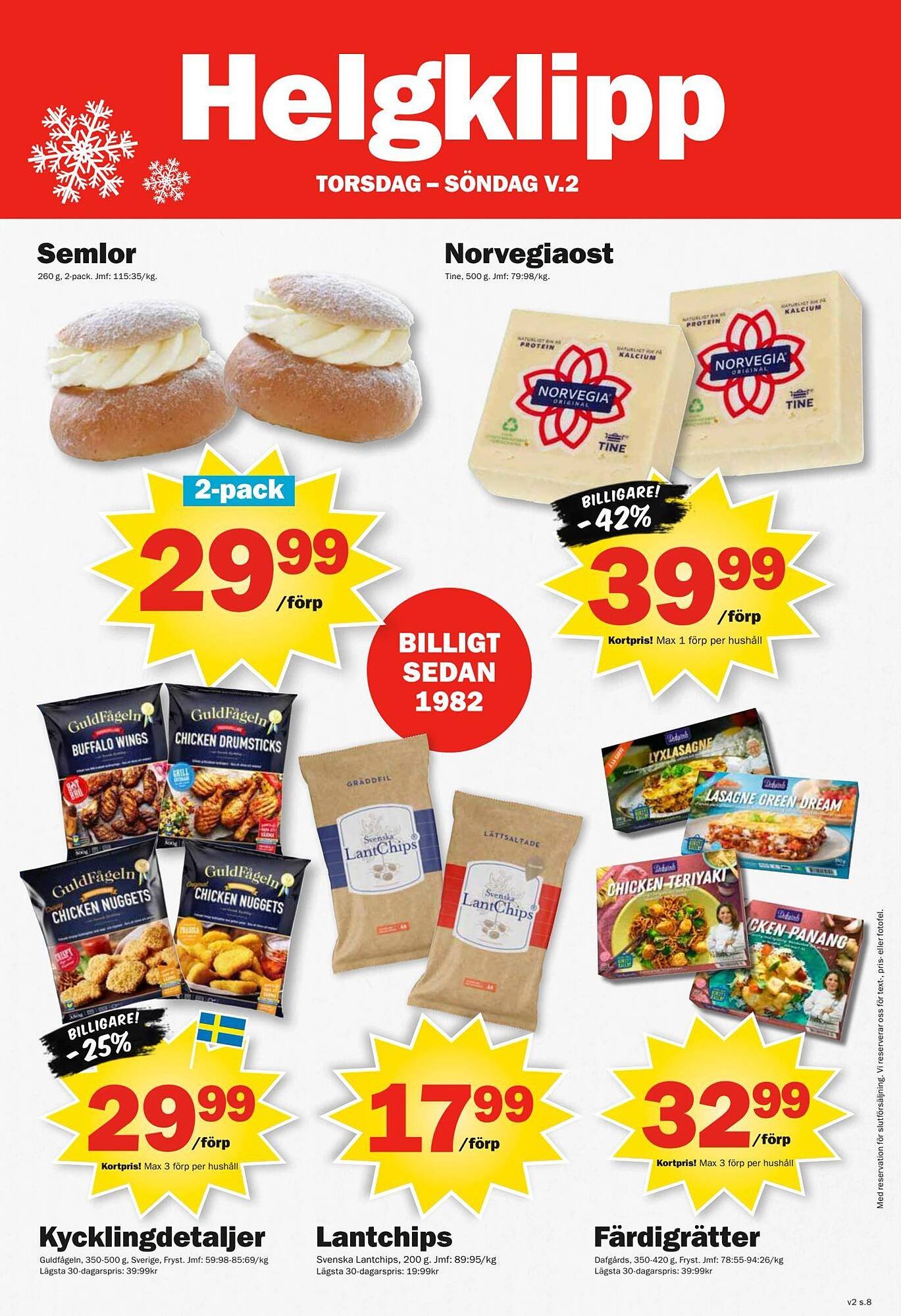 Pekås reklamblad