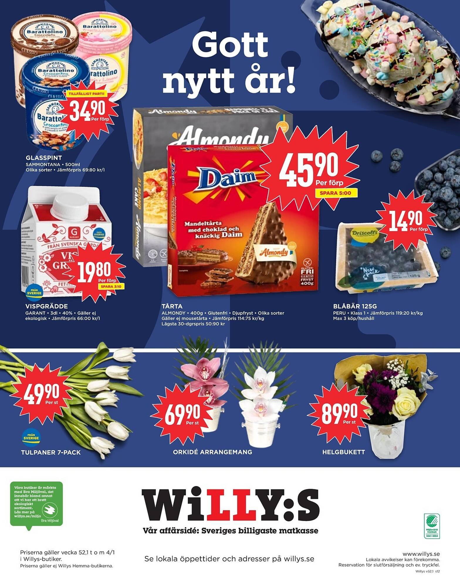 Willys reklamblad (2025-12-26 - 2026-01-04)