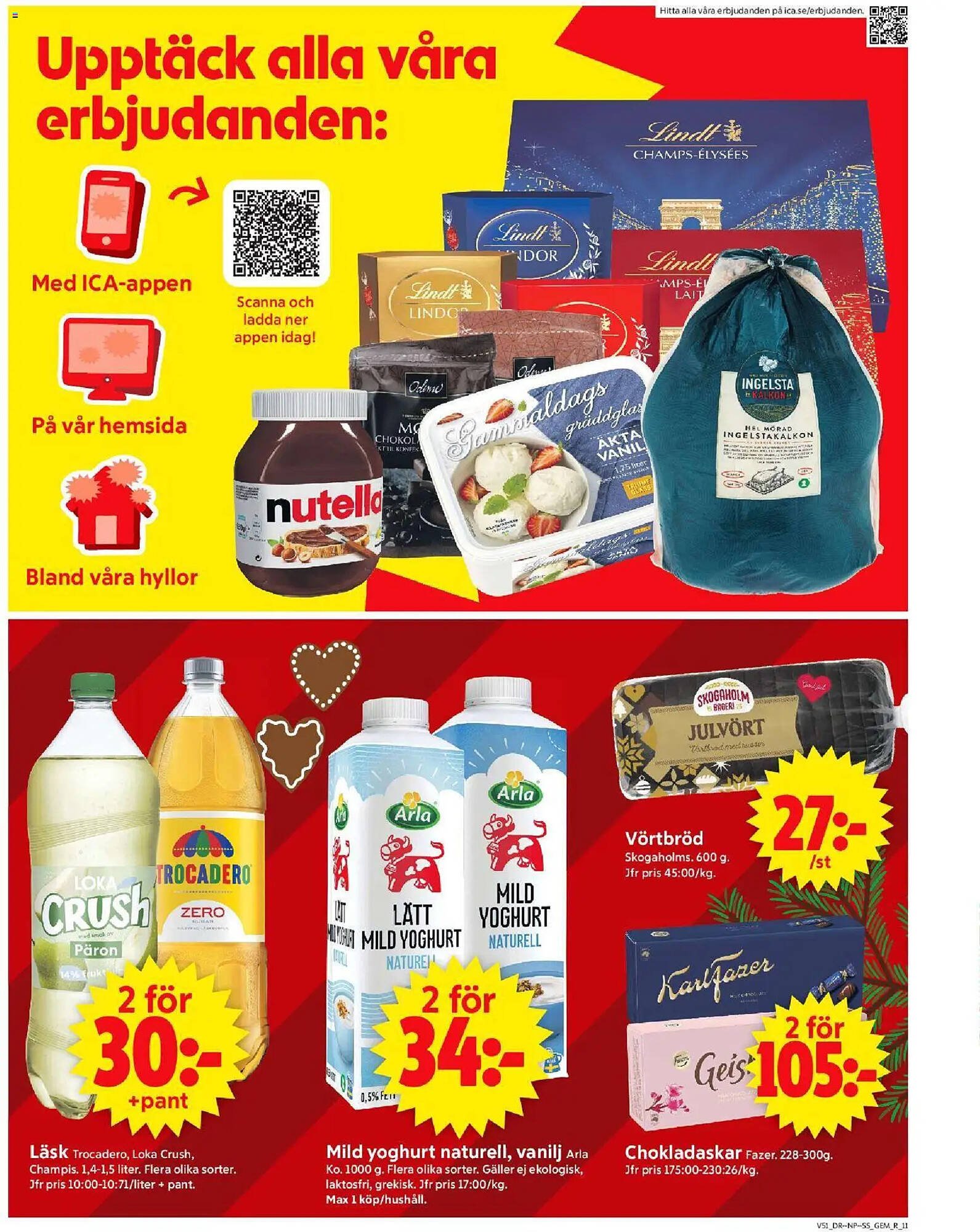 ICA Supermarket reklamblad (2025-12-15 - 2025-12-21)