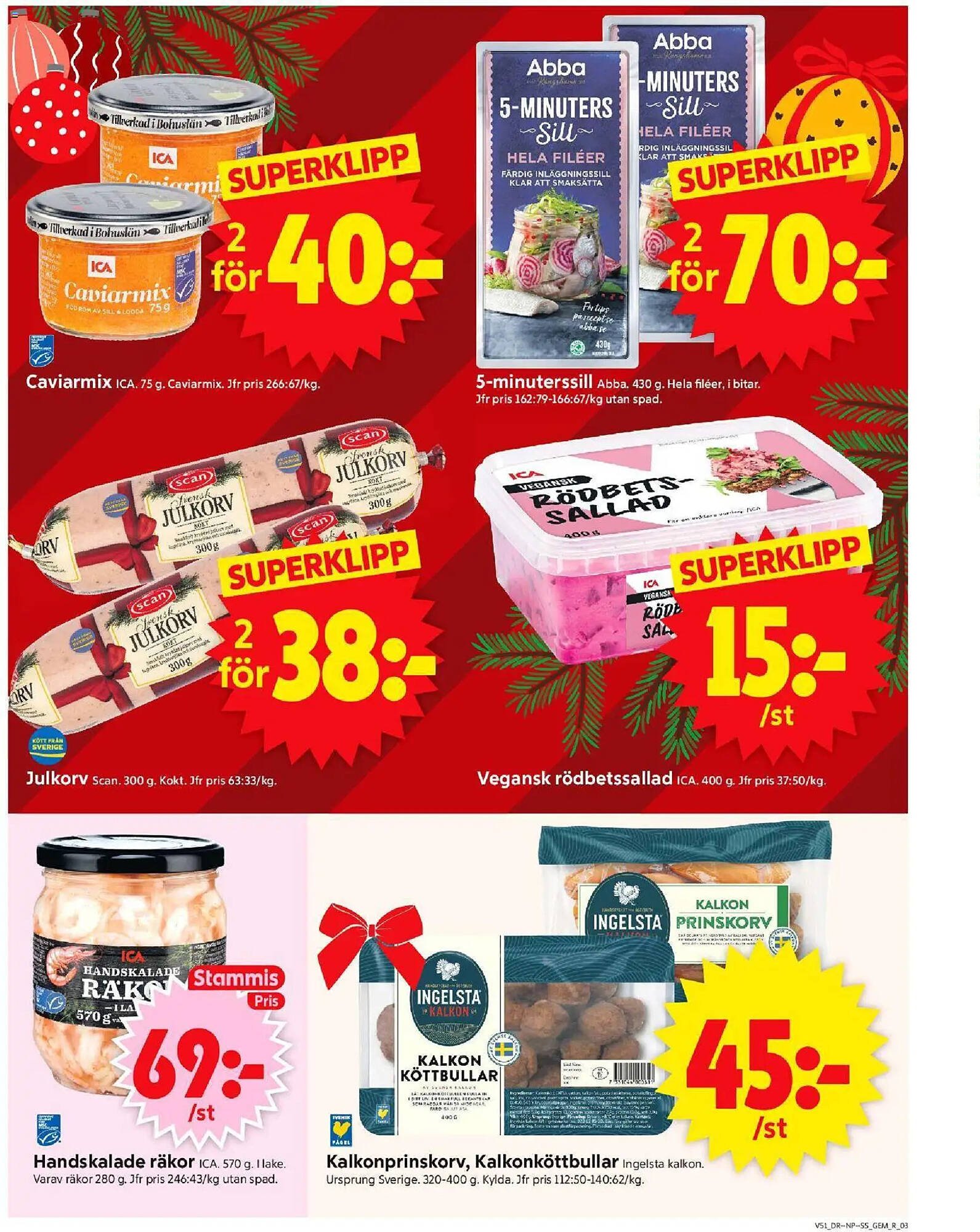 ICA Supermarket reklamblad (2025-12-15 - 2025-12-21)