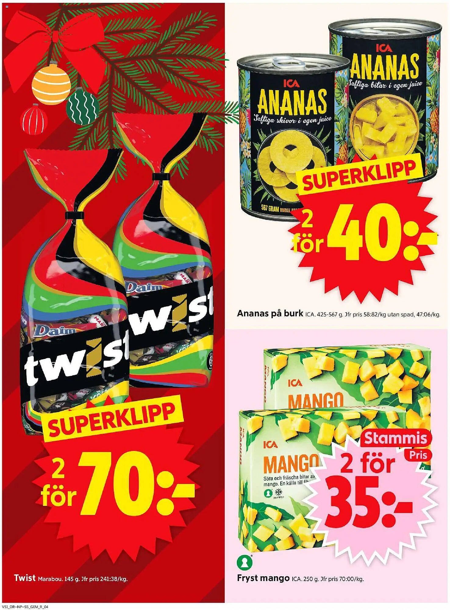 ICA Supermarket reklamblad (2025-12-15 - 2025-12-21)